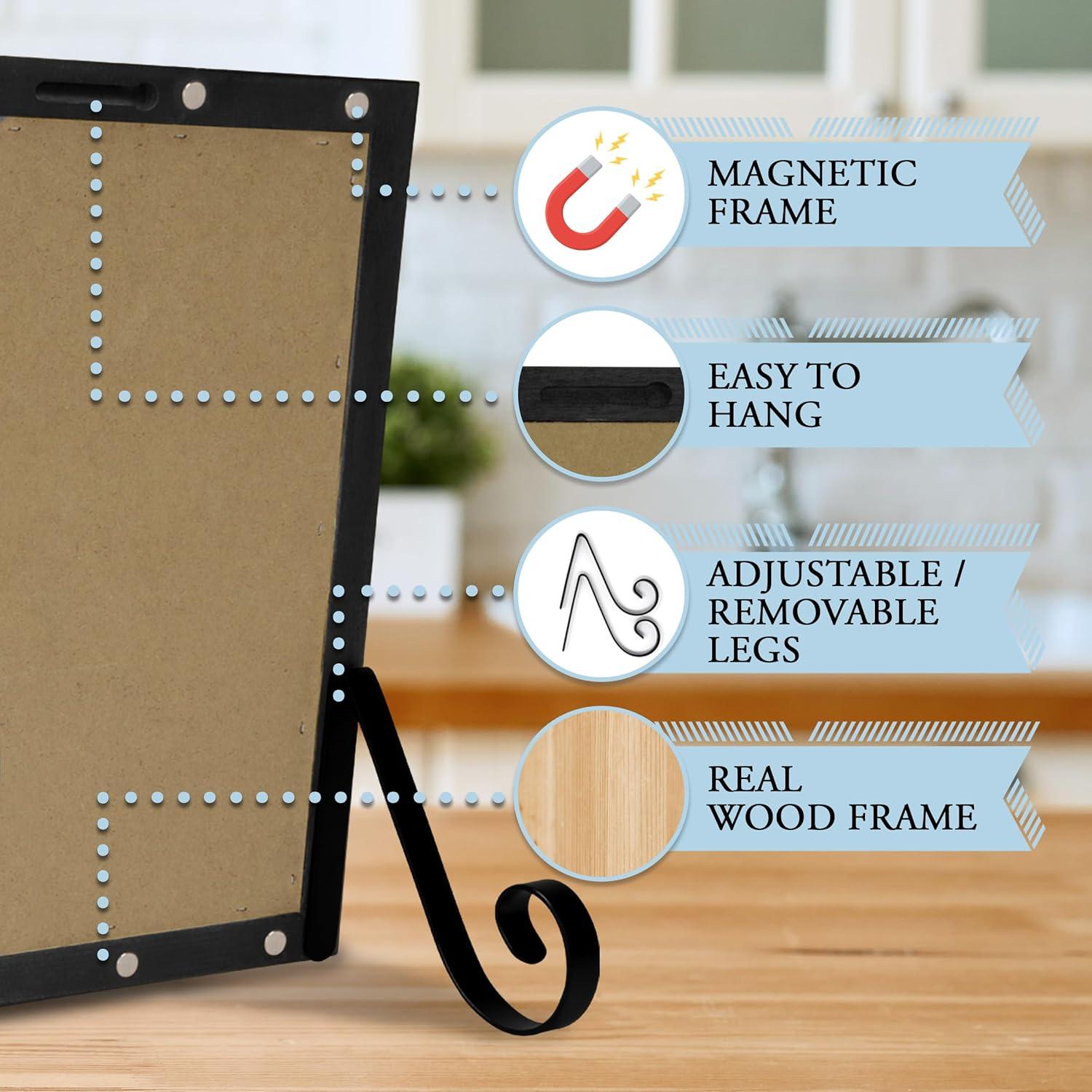 Cartel de Pizarra Negra Colgante TenXVI Designs 29x36 cm