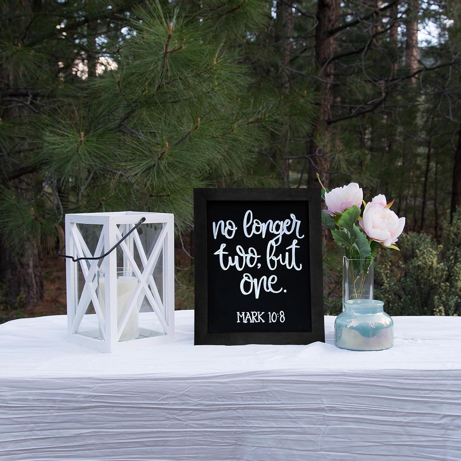 Cartel de Pizarra Negra Colgante TenXVI Designs 29x36 cm