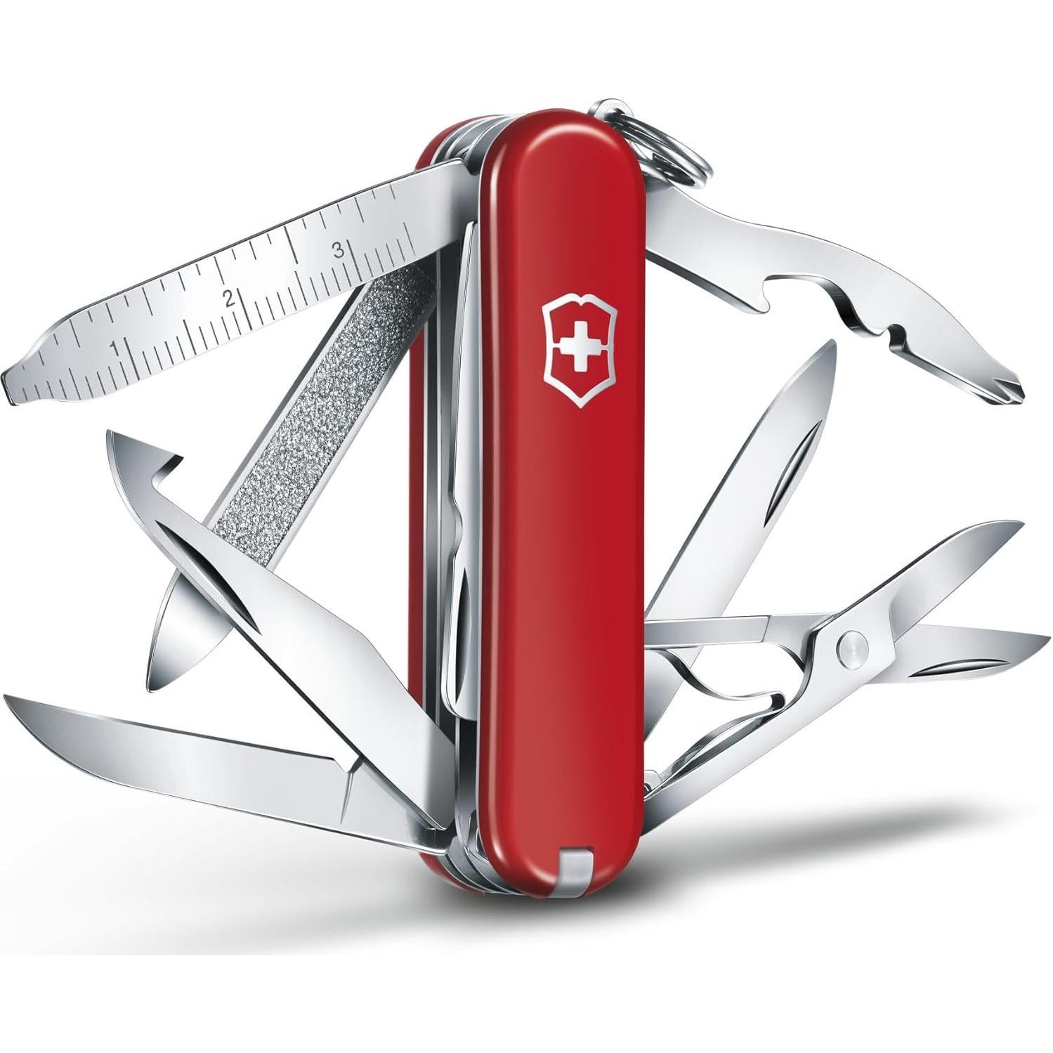Cuchillo de bolsillo Victorinox MiniChamp, Rojo, 58mm