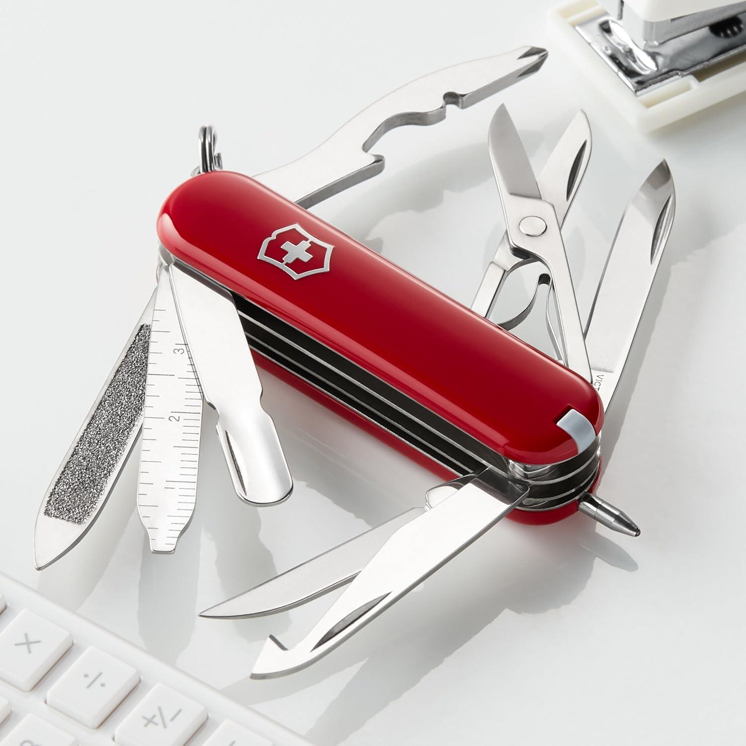 Cuchillo de bolsillo Victorinox MiniChamp, Rojo, 58mm