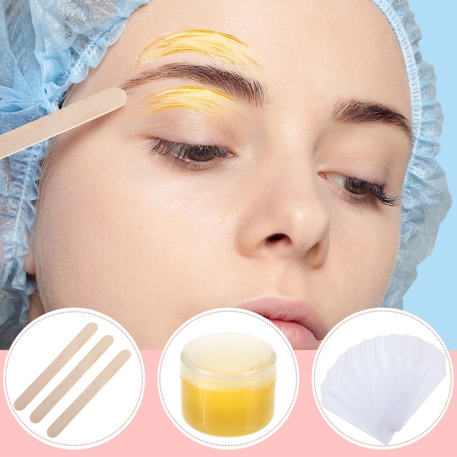 Kit de Cintas de Cera para Cejas Maitys - 200 Piezas 1x6 cm