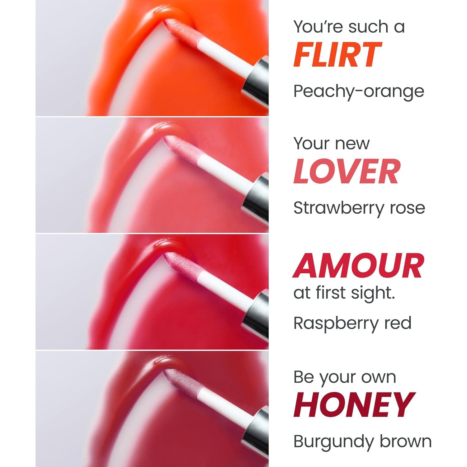 Suero Labial Hidratante Wonderskin Lip Rehab Tinte Rojo Amour