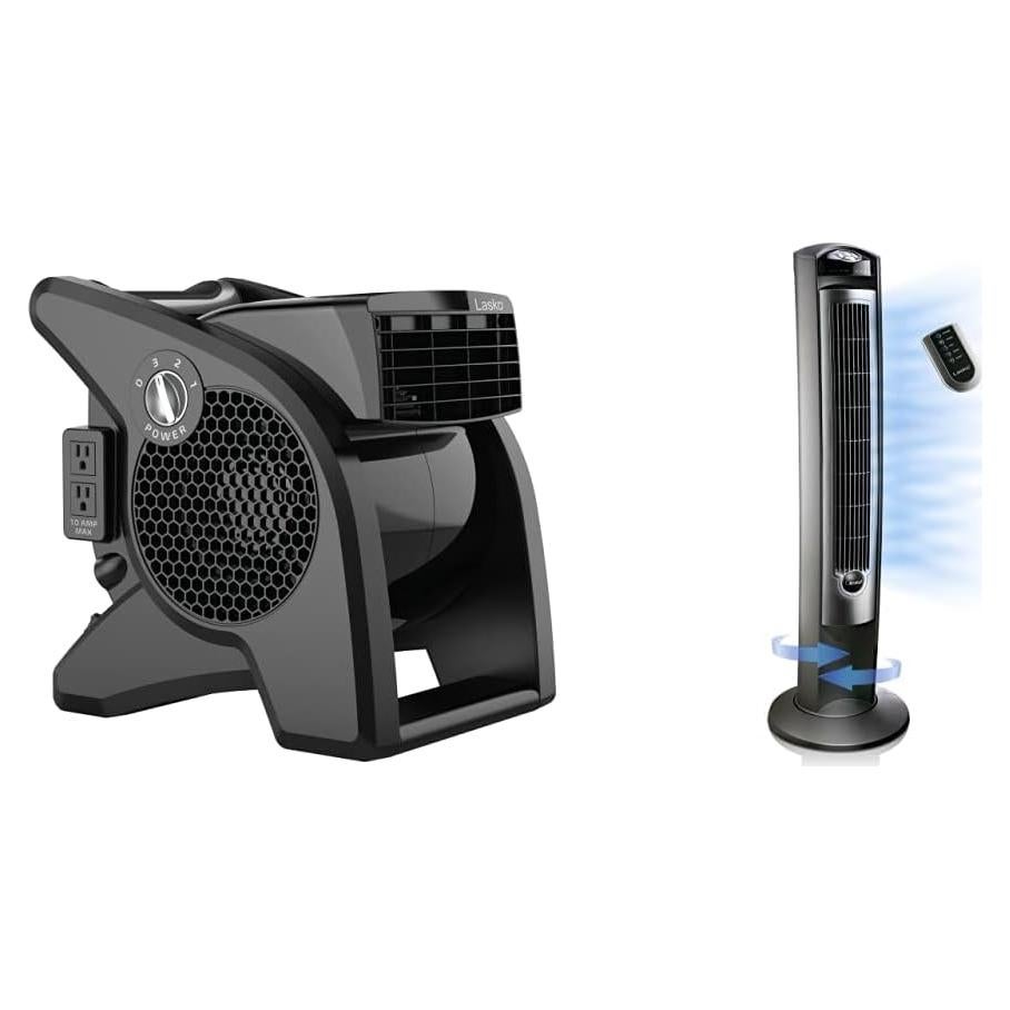 Ventilador de Soplador y Torre Lasko 42" 375 CFM Oscilante