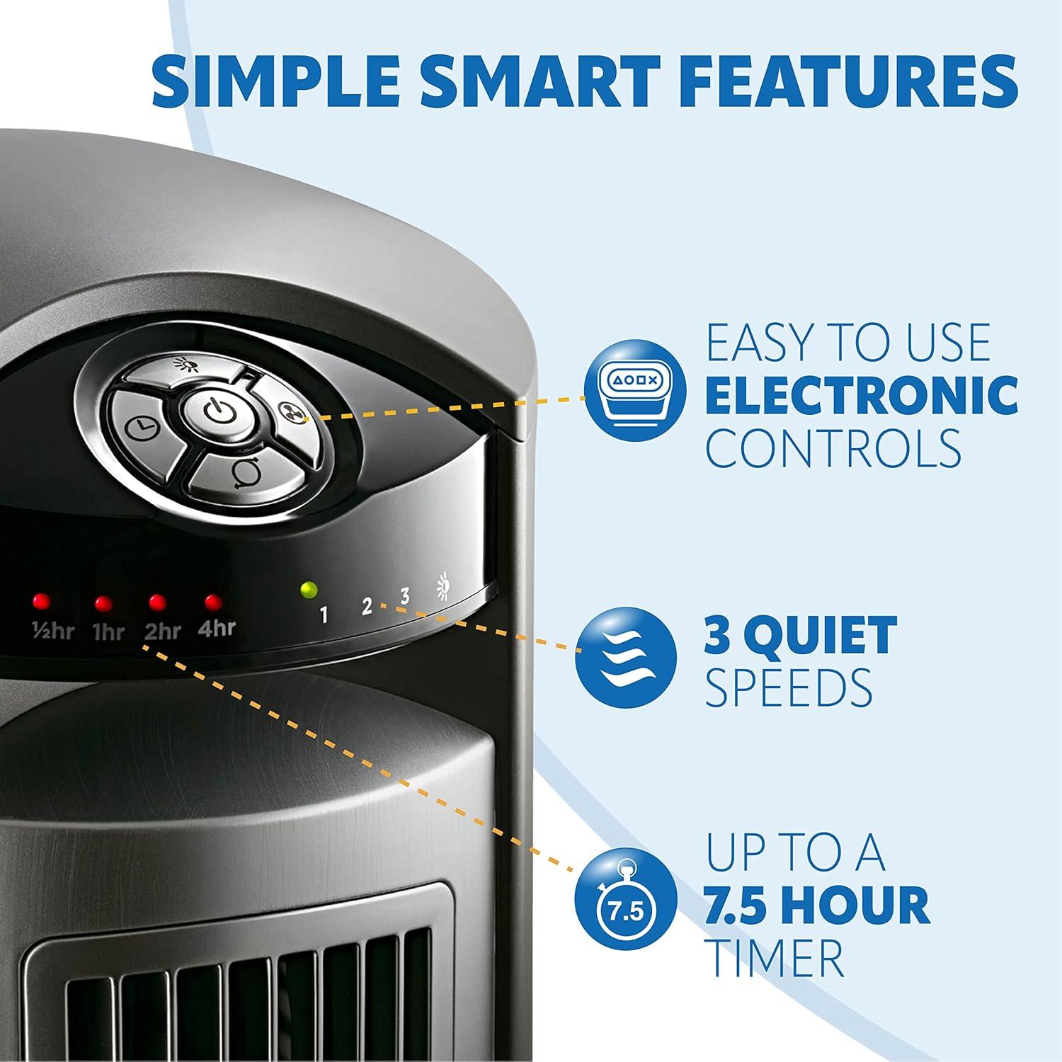 Ventilador de Soplador y Torre Lasko 42" 375 CFM Oscilante