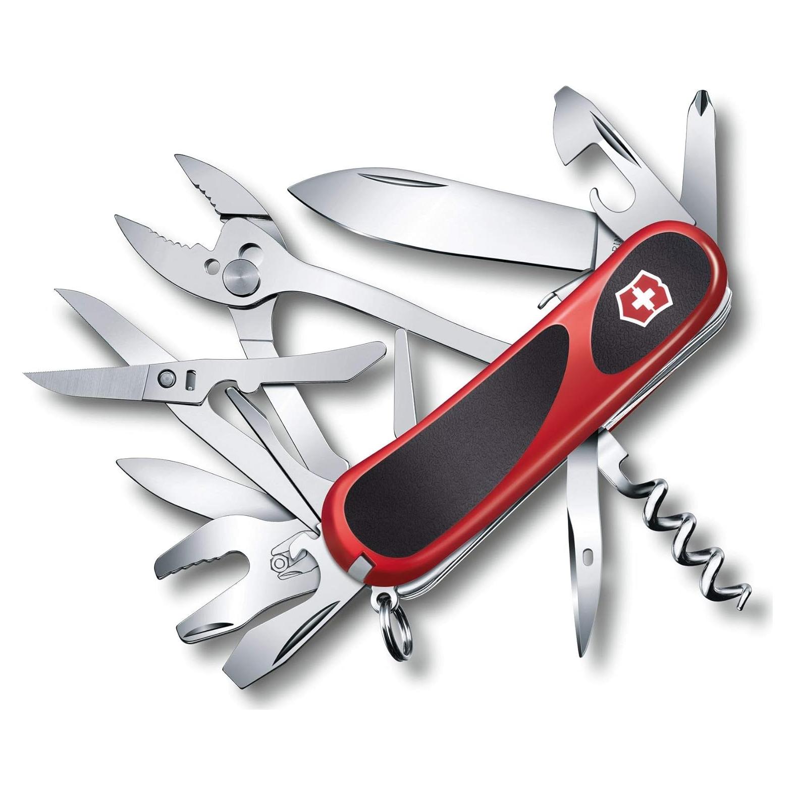 Cuchillo Suizo Victorinox EvoGrip S557, 21 Funciones, Rojo