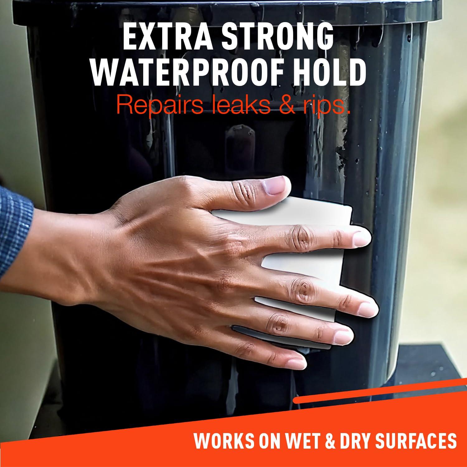 Cinta Impermeable Firebelly Outfitters 4.57m x 10.16cm Transparente