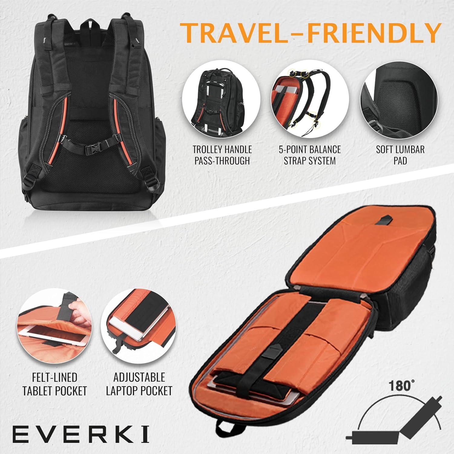 Mochila de Negocios EVERKI Atlas para Laptop 32L 13-17.3"