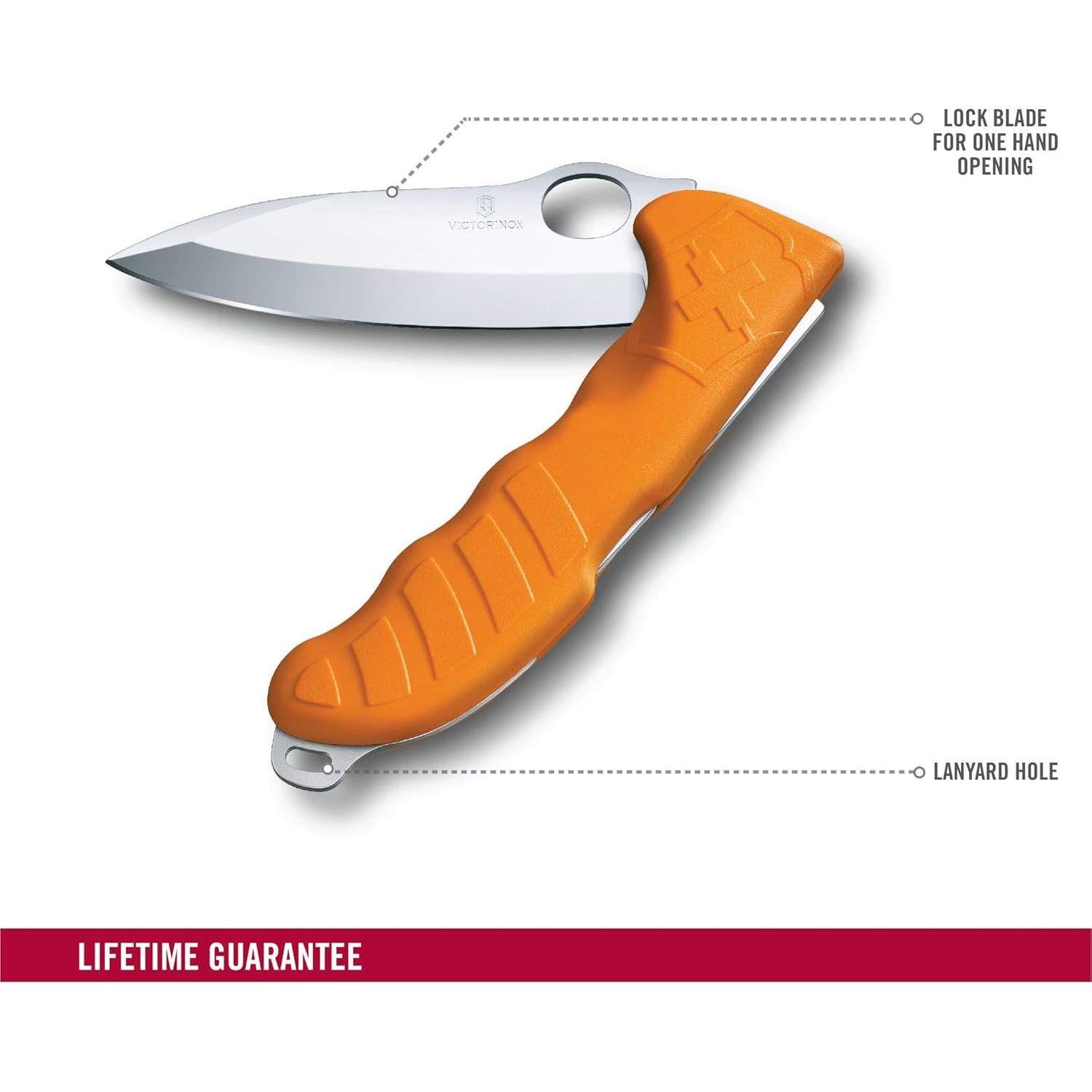 Cuchillo de bolsillo Victorinox Hunter Pro M Naranja 136mm con funda