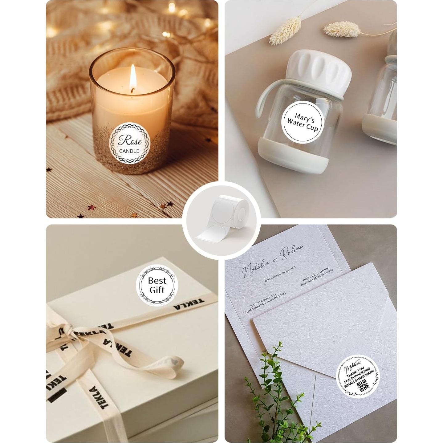 Cinta de Etiquetas NIIMBOT B21 31x31 mm 210 Etiquetas x 2 Rollos