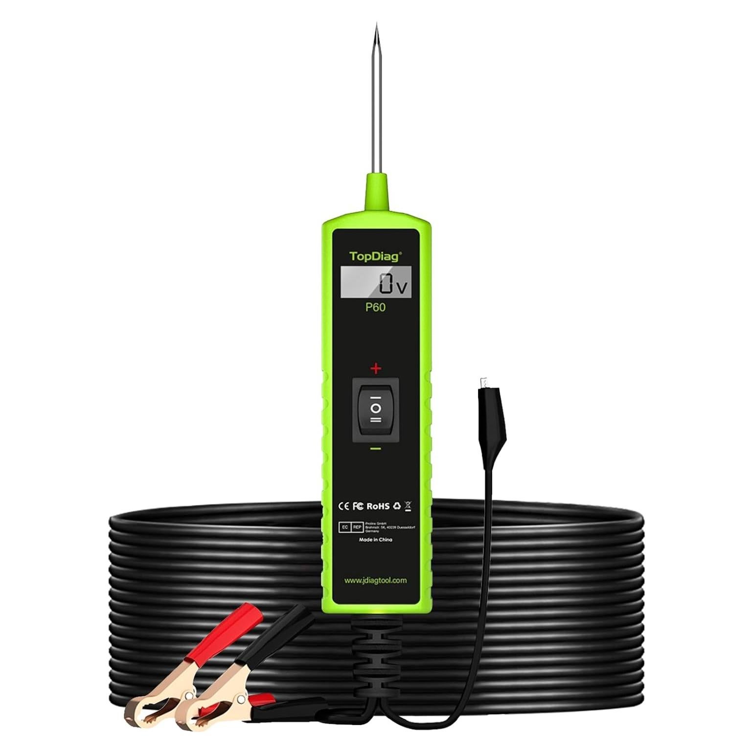 Probador de Circuito Automotriz TopDiag P60 6V-24V