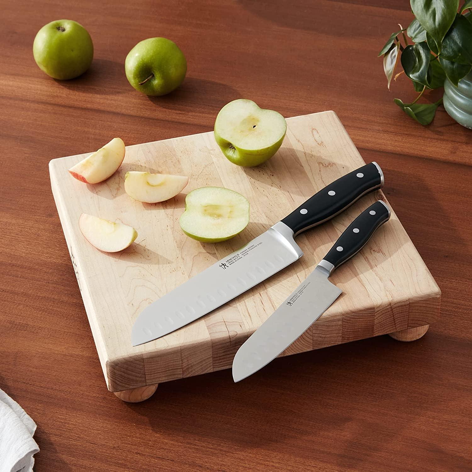 Juego de Cuchillos Santoku 2 Piezas Henckels Forjados