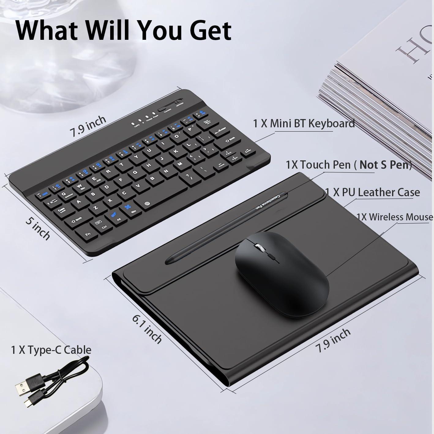 Teclado Bluetooth Mini Voppton para Samsung Galaxy Z Fold 7 6 5