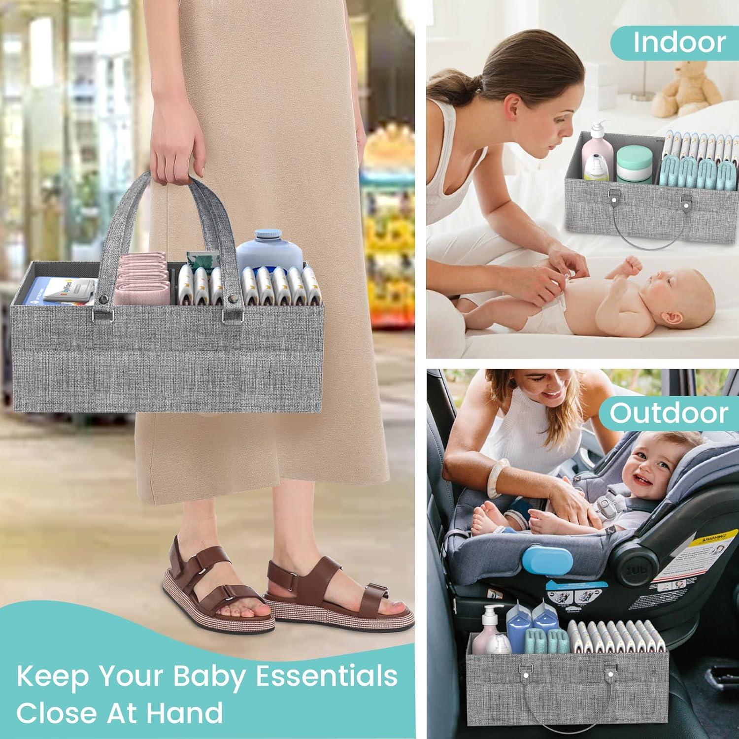 Carro Organizador de Pañales LIDTOP 4 Niveles Negro