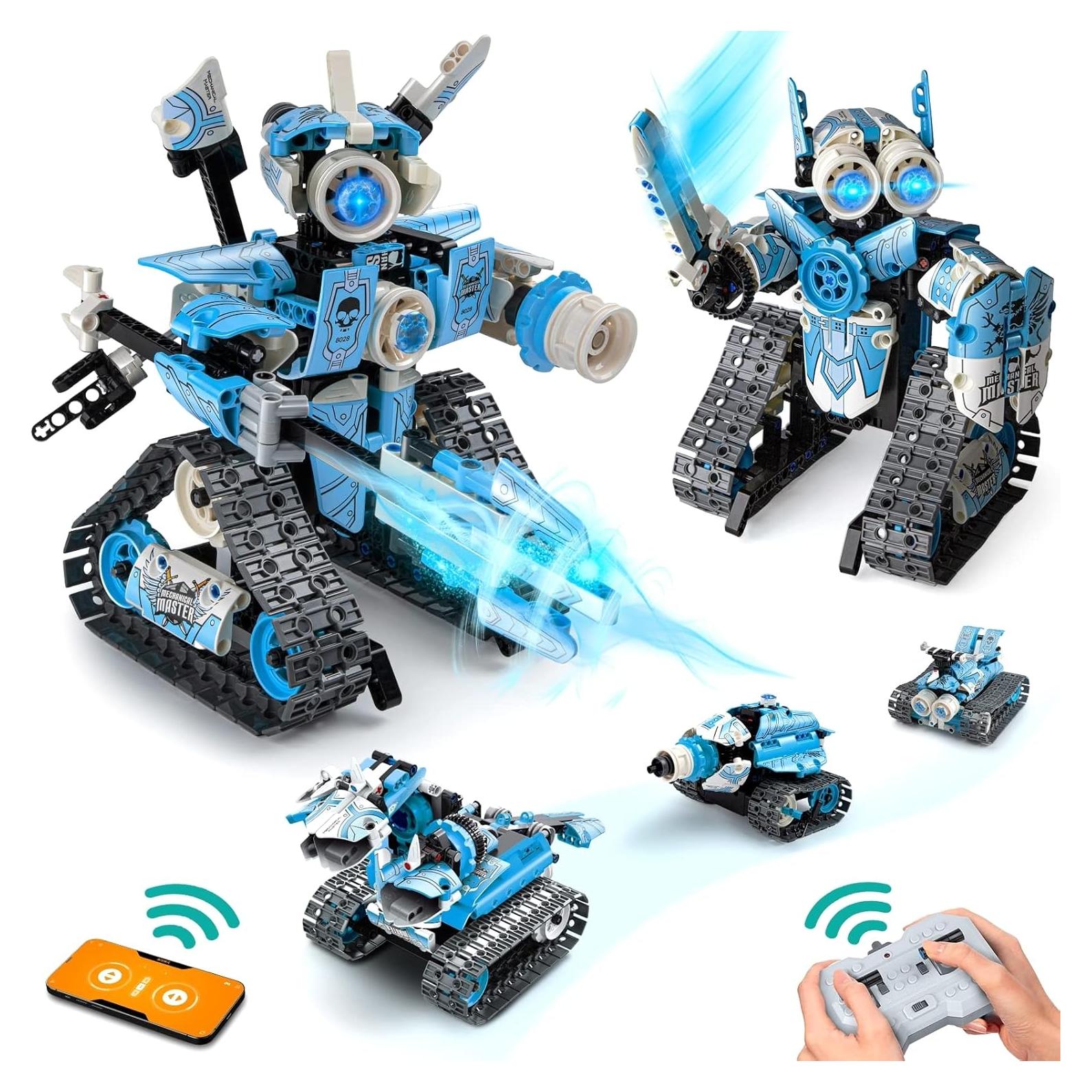 Kit de Construcción Robot RC STEM 5 en 1 Opmind 398PCS