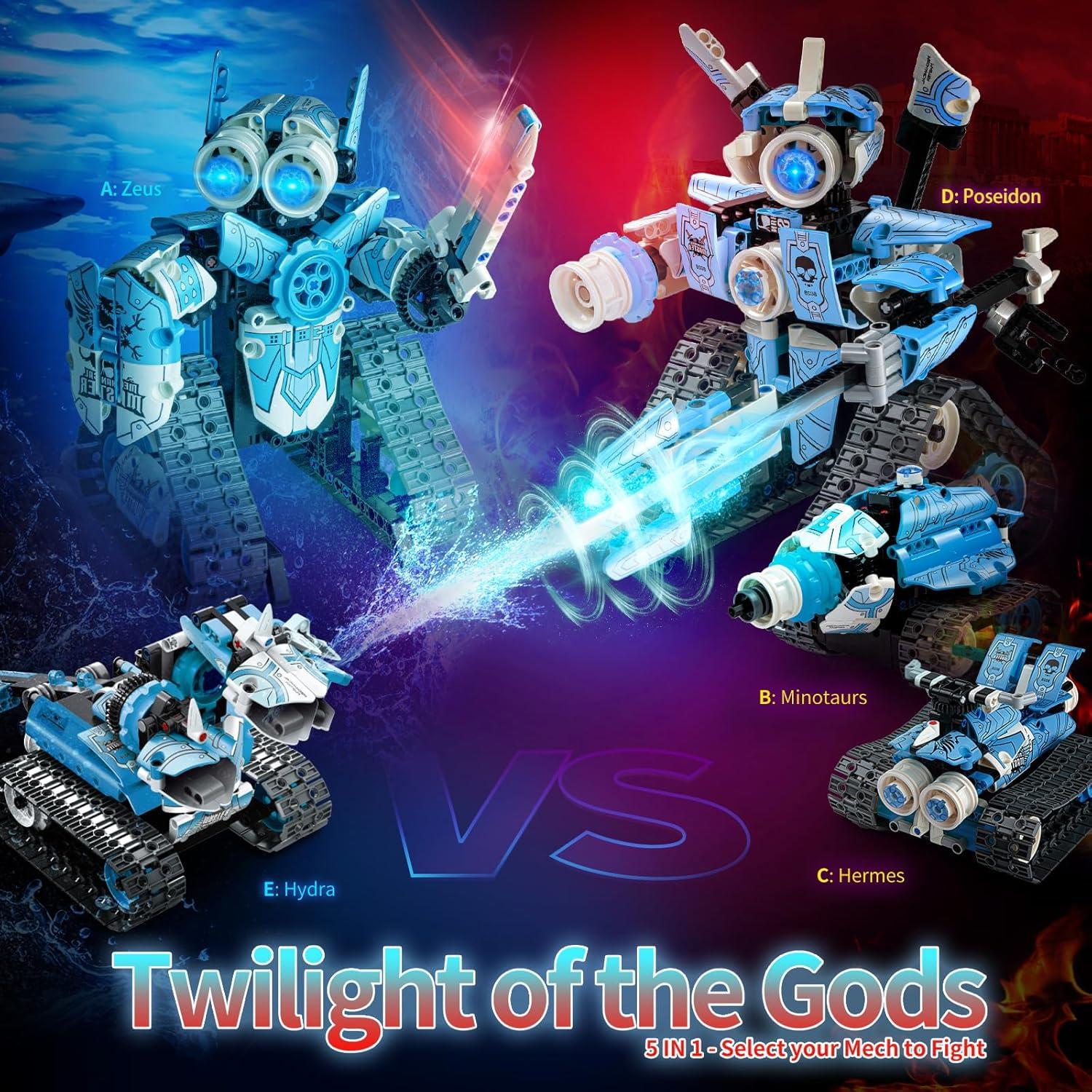 Kit de Construcción Robot RC STEM 5 en 1 Opmind 398PCS