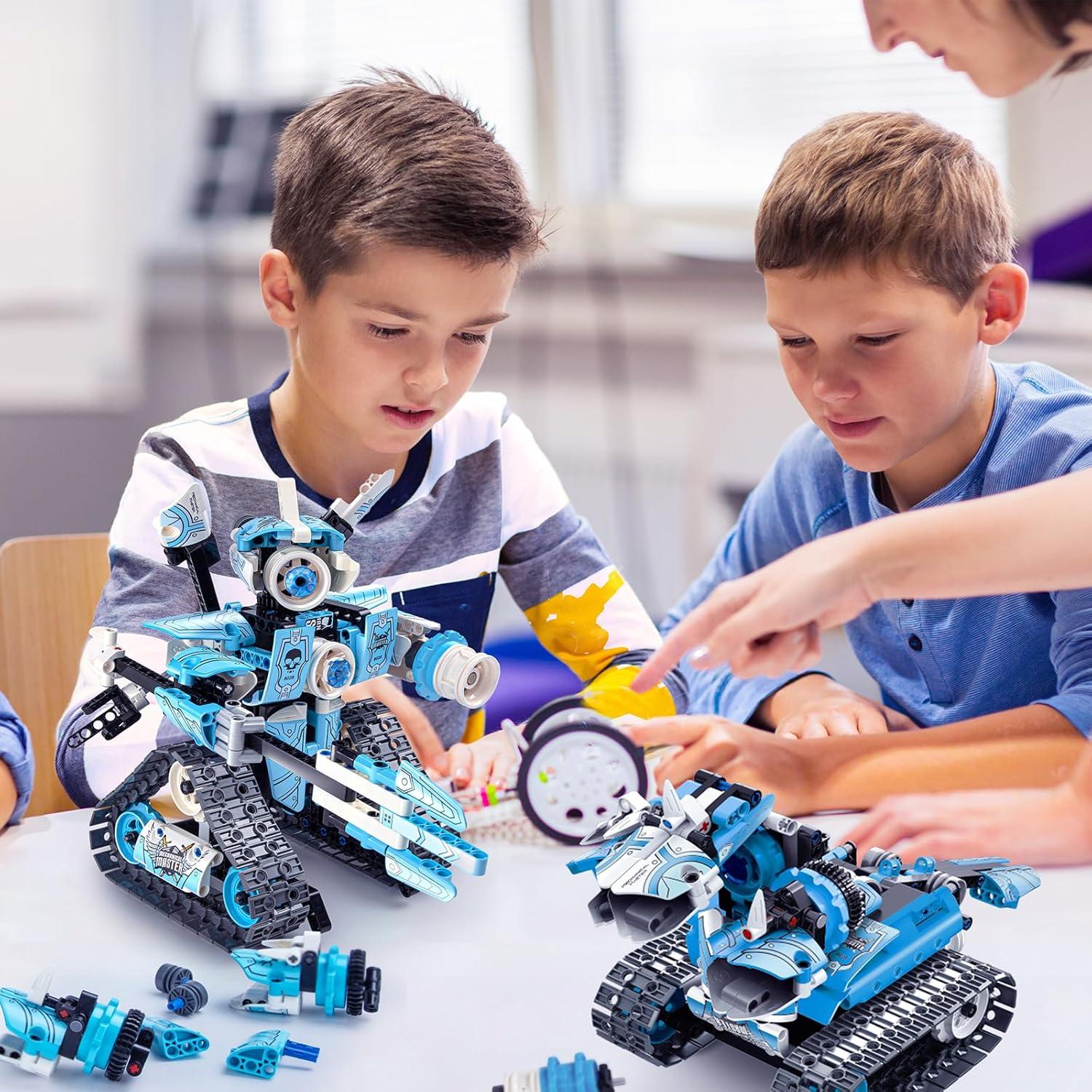 Kit de Construcción Robot RC STEM 5 en 1 Opmind 398PCS