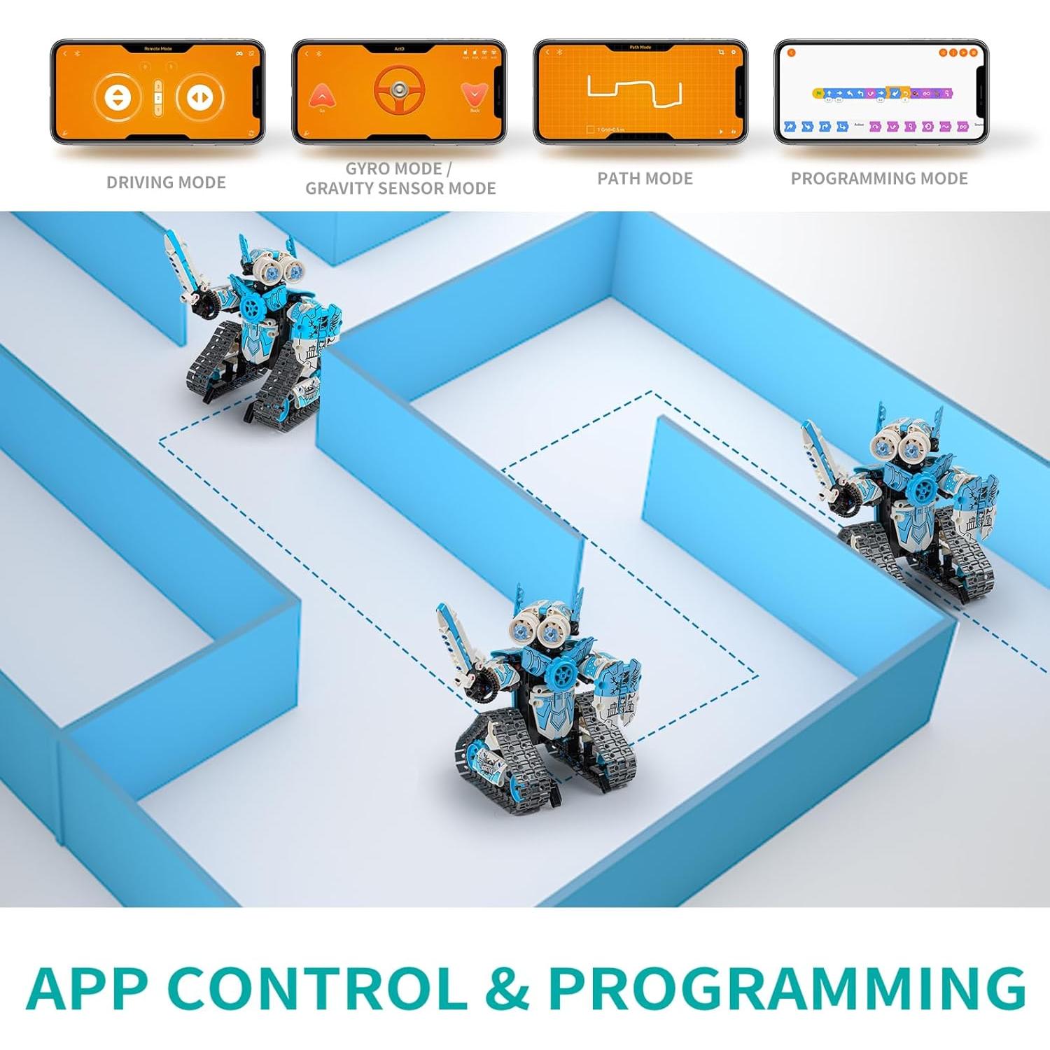 Kit de Construcción Robot RC STEM 5 en 1 Opmind 398PCS