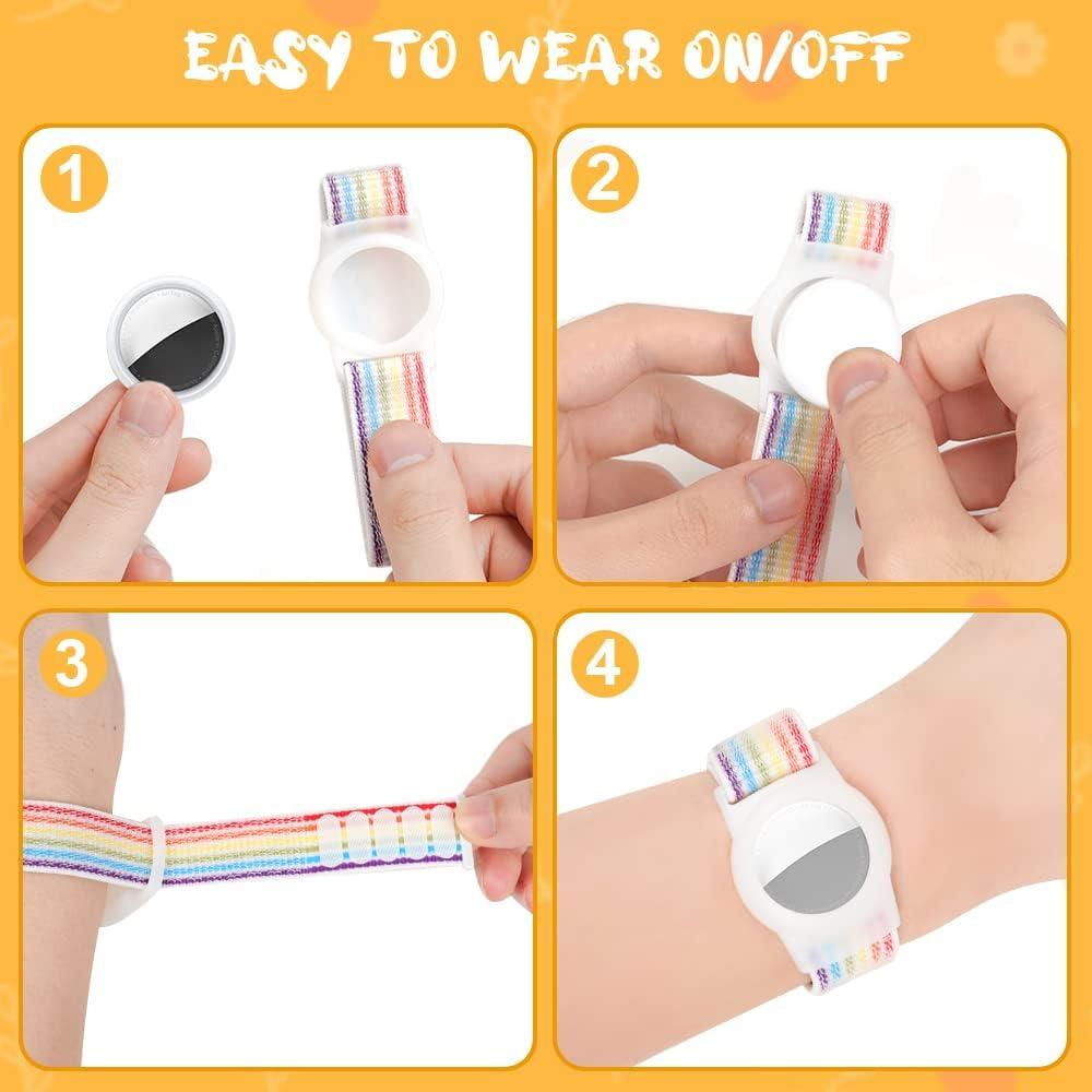 Pulsera de Nylon Ajustable YotoUS para Apple AirTag 2021