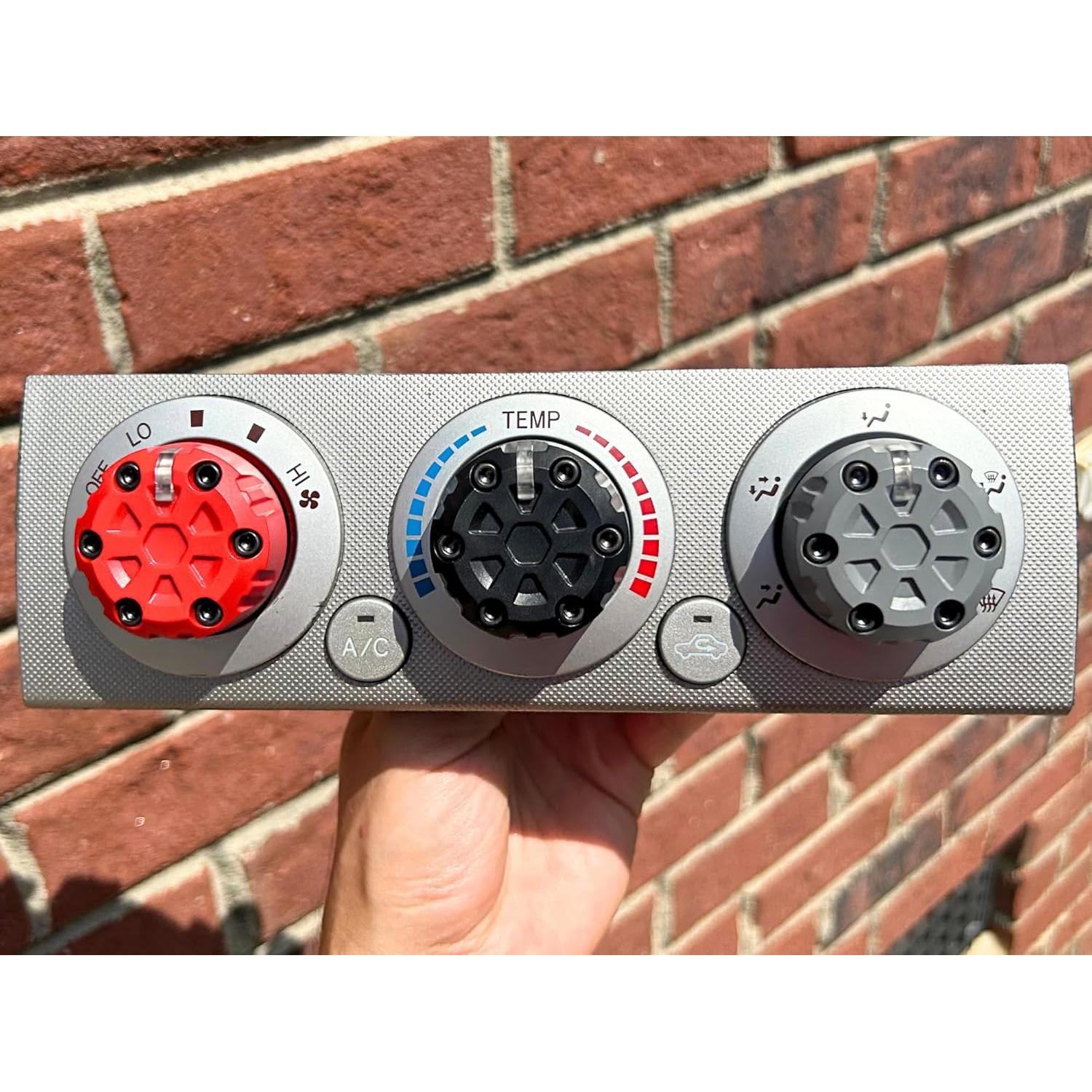 Perilla de Control de AC Toyota Tacoma 2005-2015 - Polímero Negro
