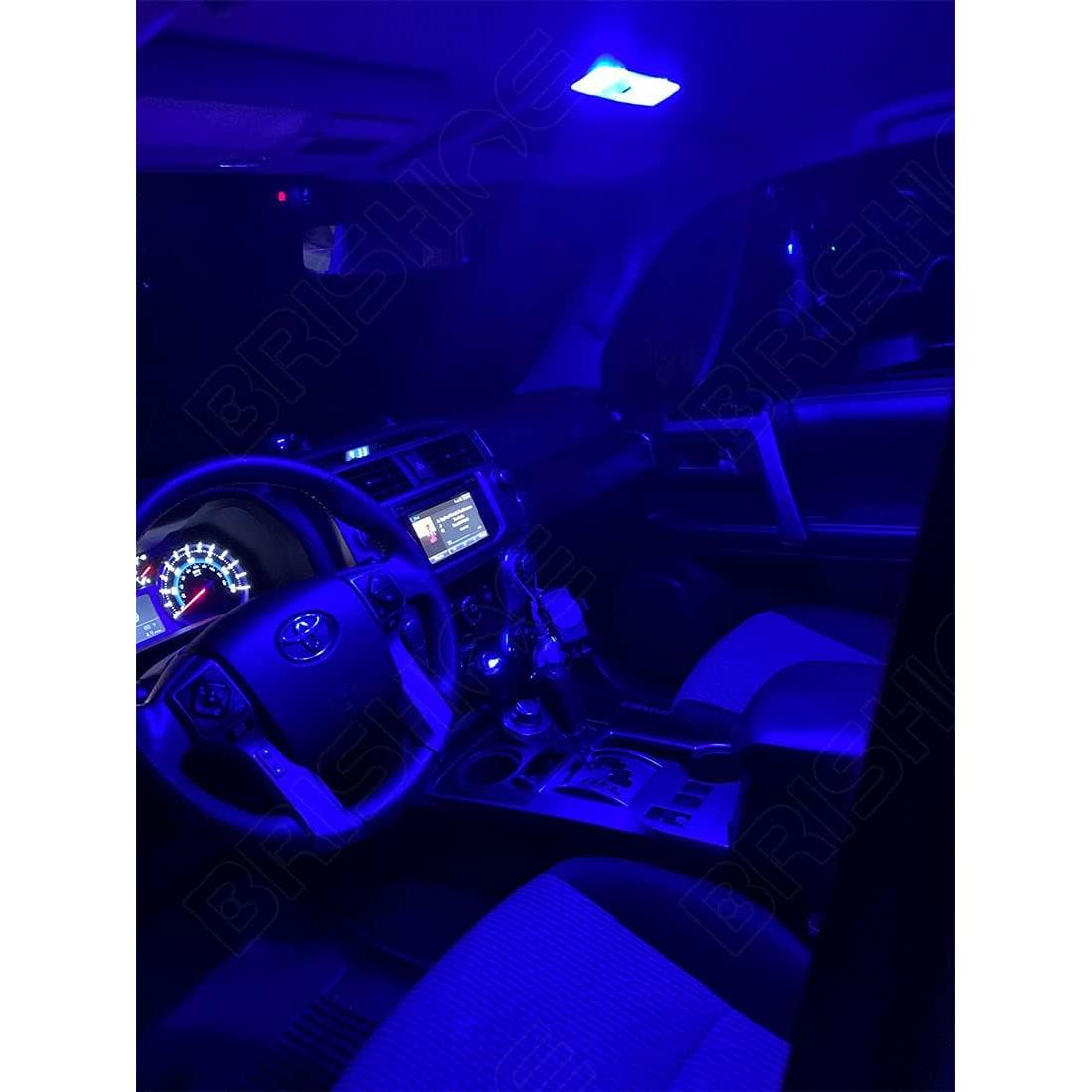 Kit de Luz Interior LED Azul BRISHINE para Toyota 4Runner 2010-2021