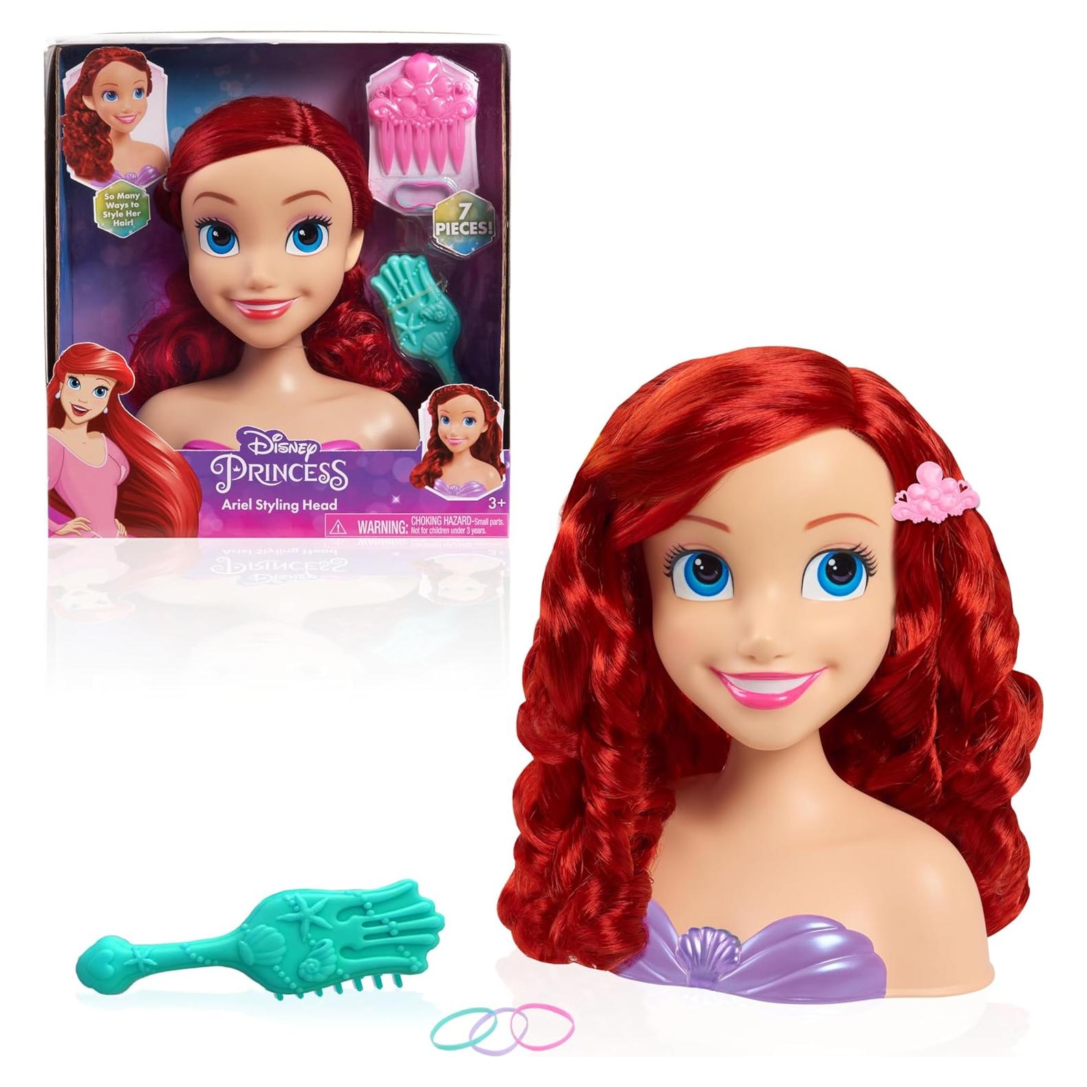 Cabeza de Estilo Ariel Disney - Juguete para Niños 20.32 cm