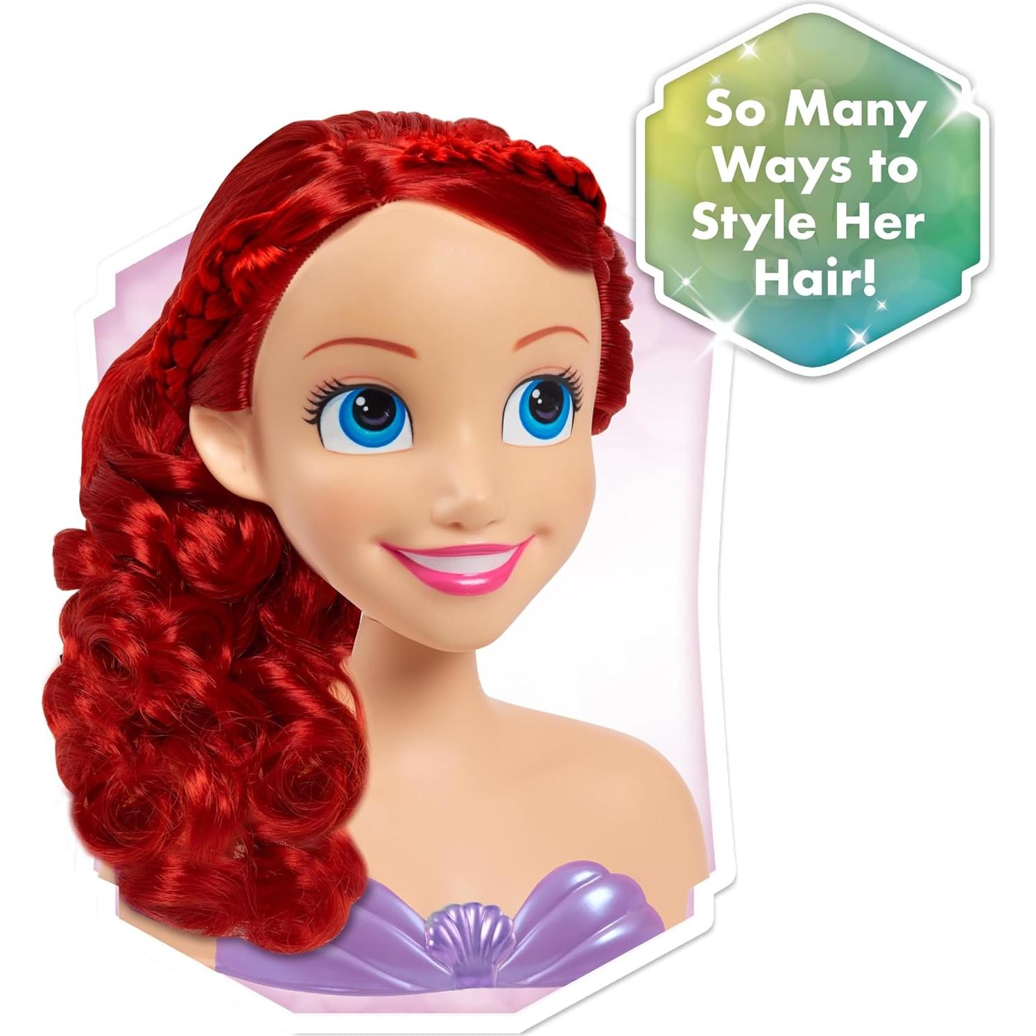 Cabeza de Estilo Ariel Disney - Juguete para Niños 20.32 cm