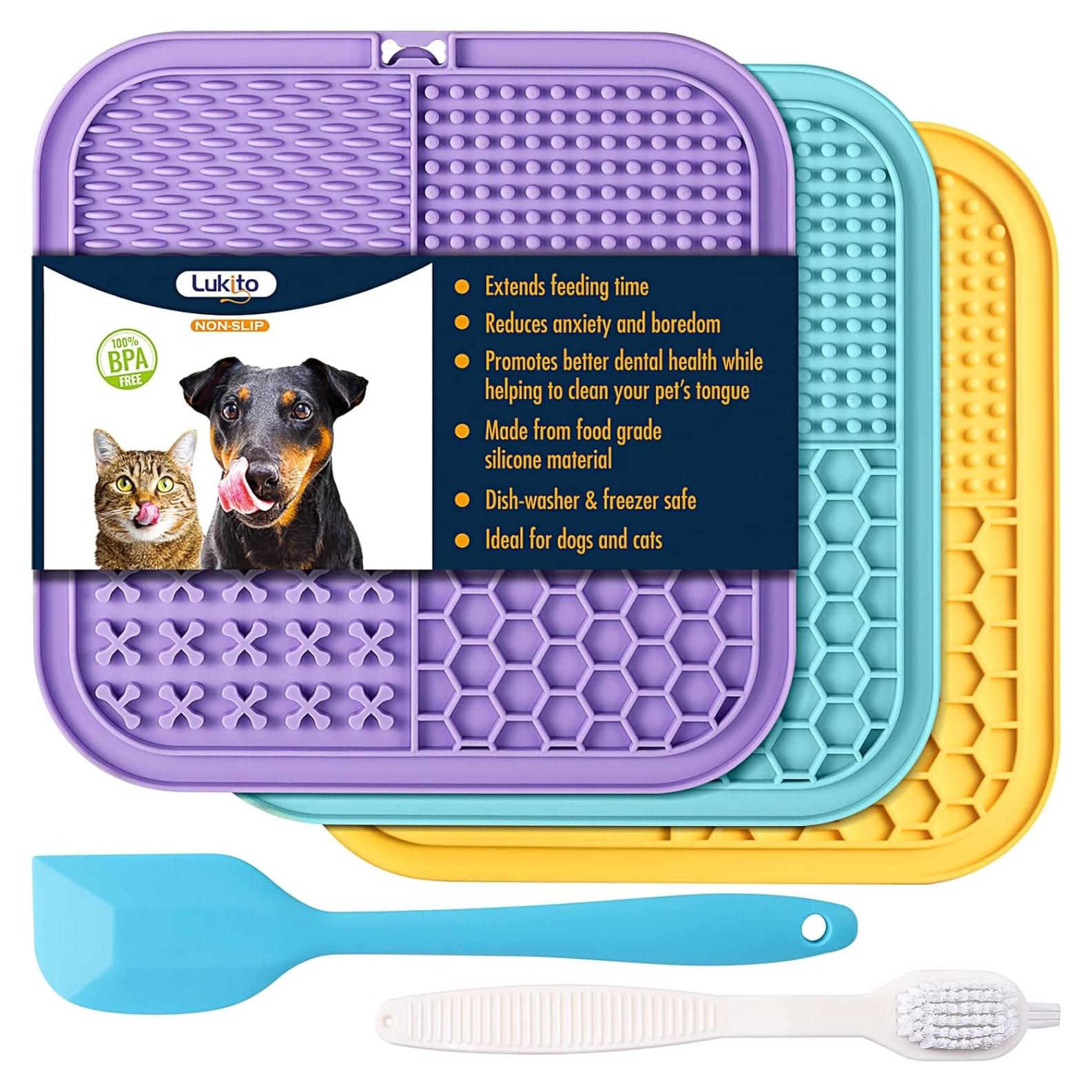 Alfombrilla de Lamer LUKITO Grande para Perros y Gatos