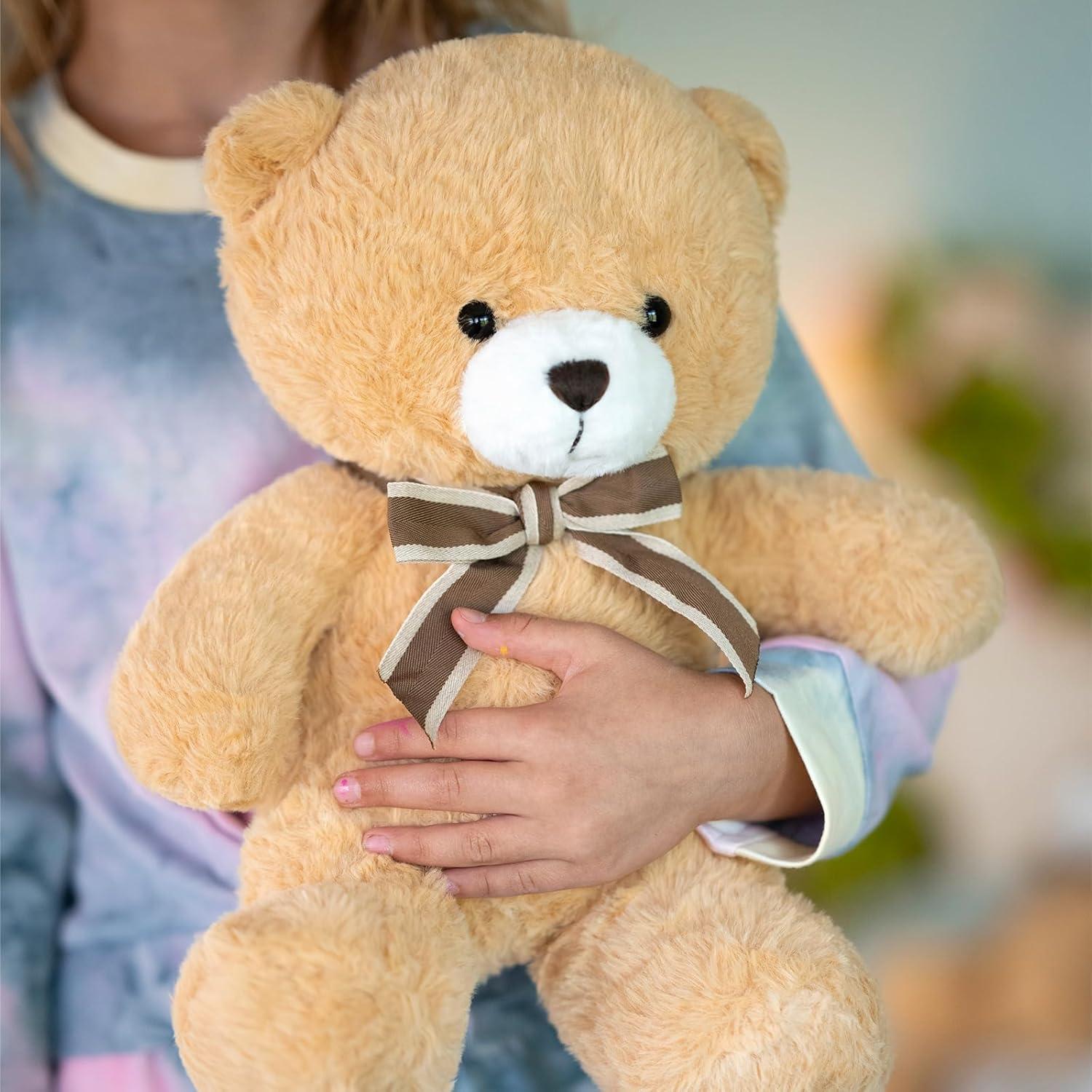 Osos de Peluche Tezituor 30 cm - Lote de 6 para Baby Shower