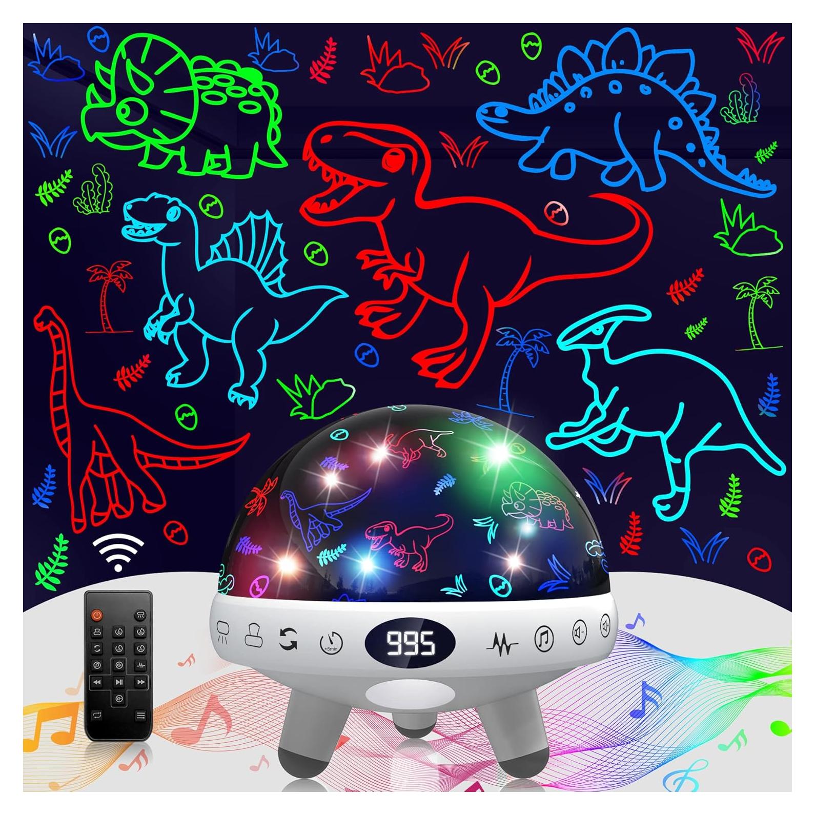 Proyector de Luz Nocturna Dinosaurio YACHANCE con Control Remoto