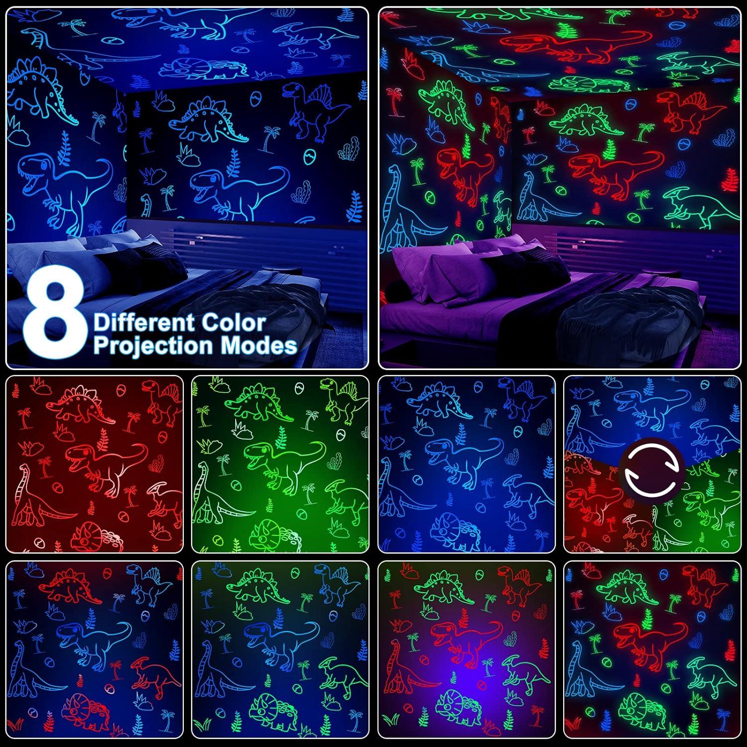 Proyector de Luz Nocturna Dinosaurio YACHANCE con Control Remoto