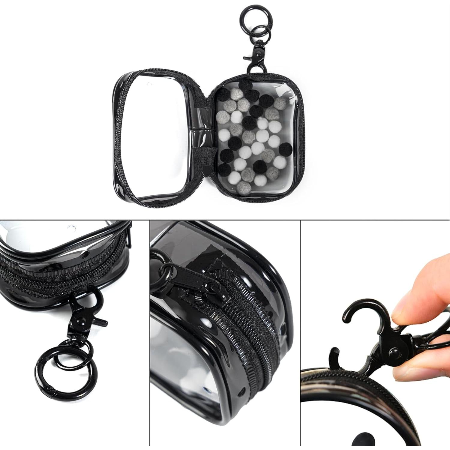 Bolsa de Exhibición de Figuras ZZFENGKR 6.35x9.4 cm Negra