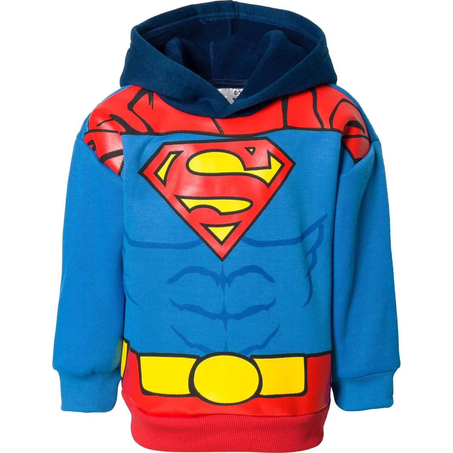 Sudadera con Capucha y Pantalones DC Comics Superman Batman 2T