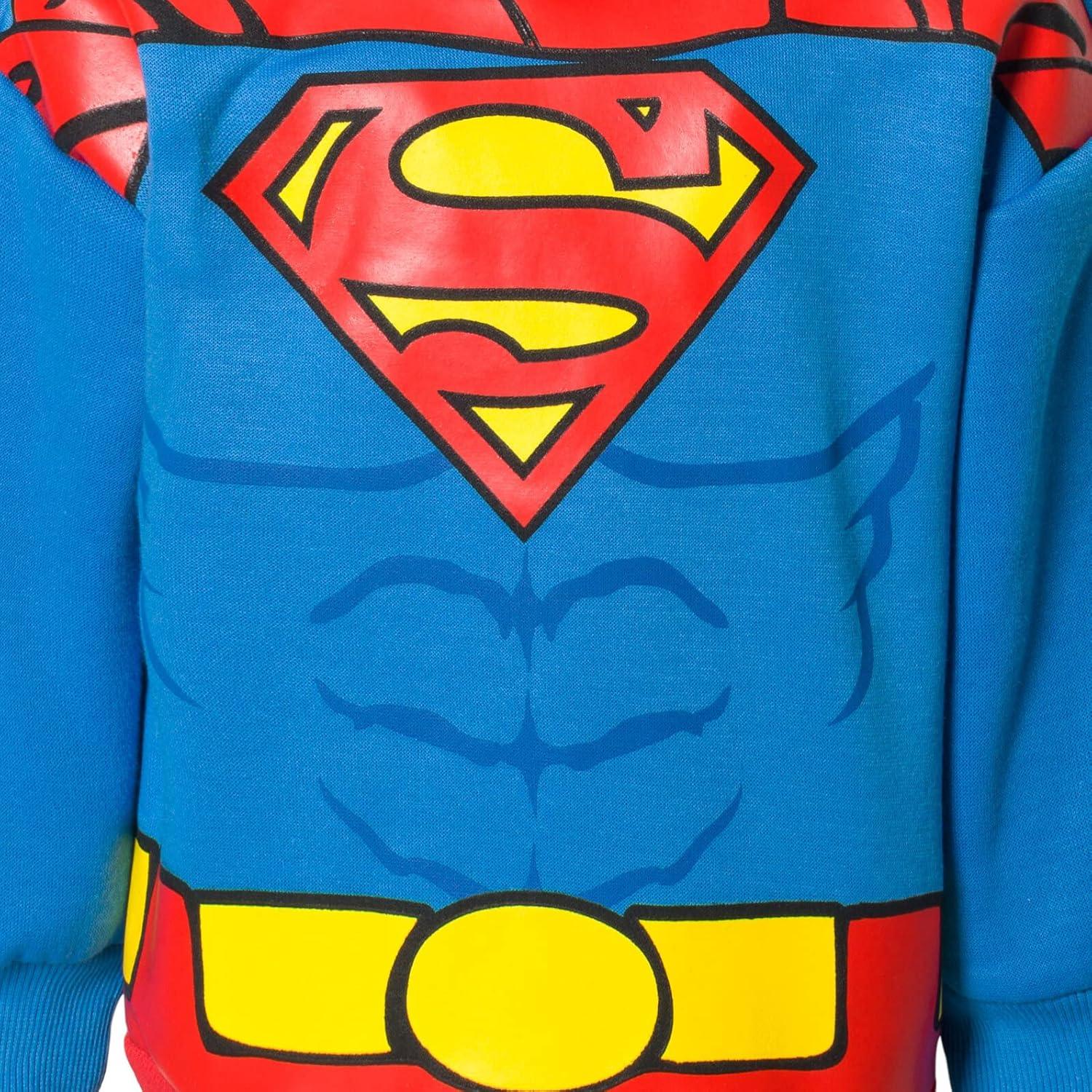 Sudadera con Capucha y Pantalones DC Comics Superman Batman 2T