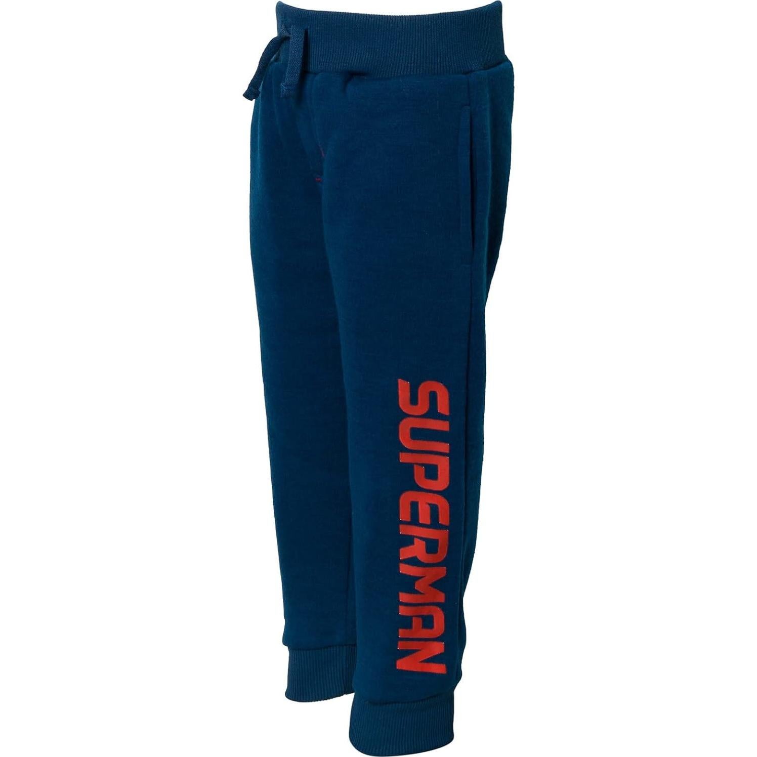 Sudadera con Capucha y Pantalones DC Comics Superman Batman 2T