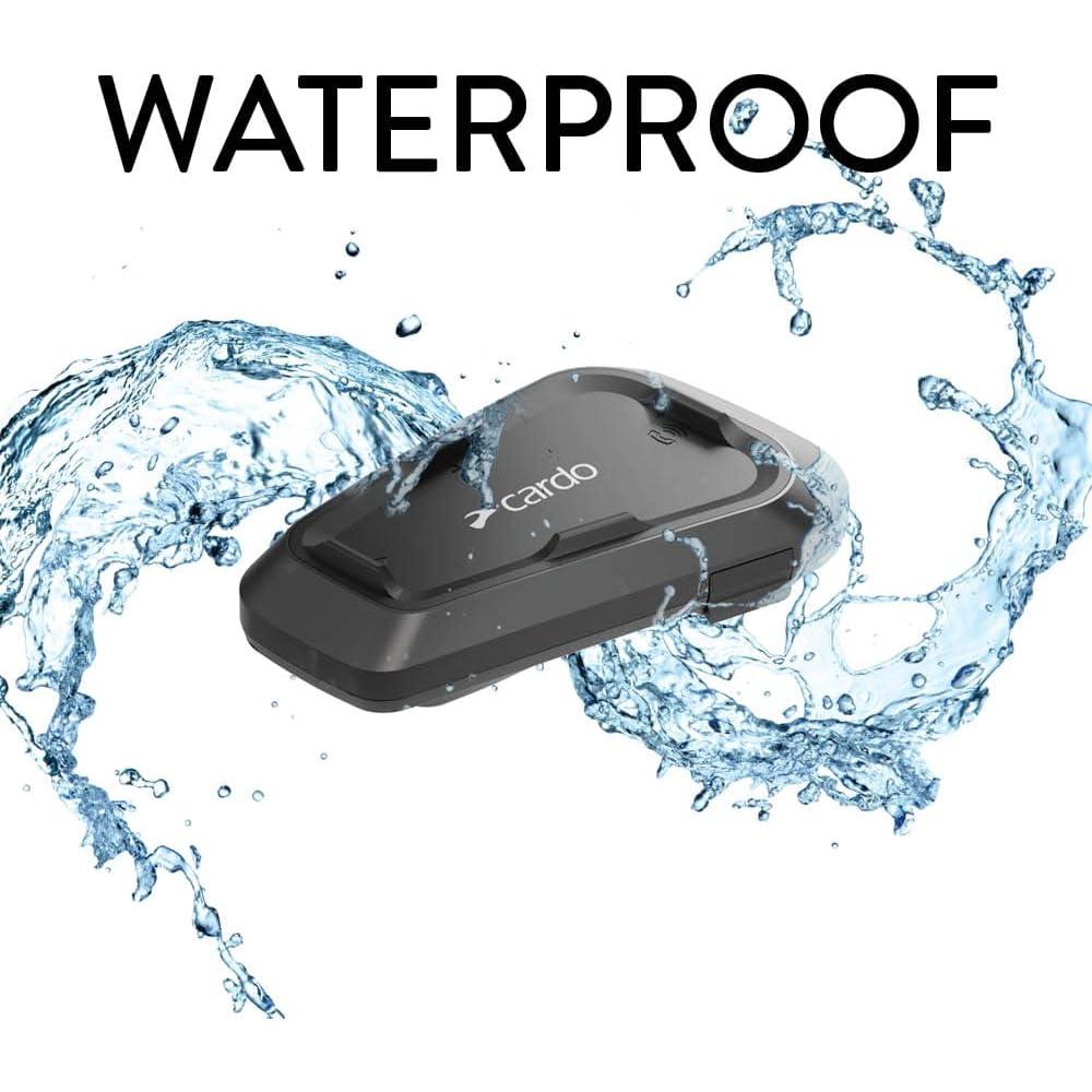 Auricular Bluetooth Cardo Spirit HD para Motocicleta - Negro