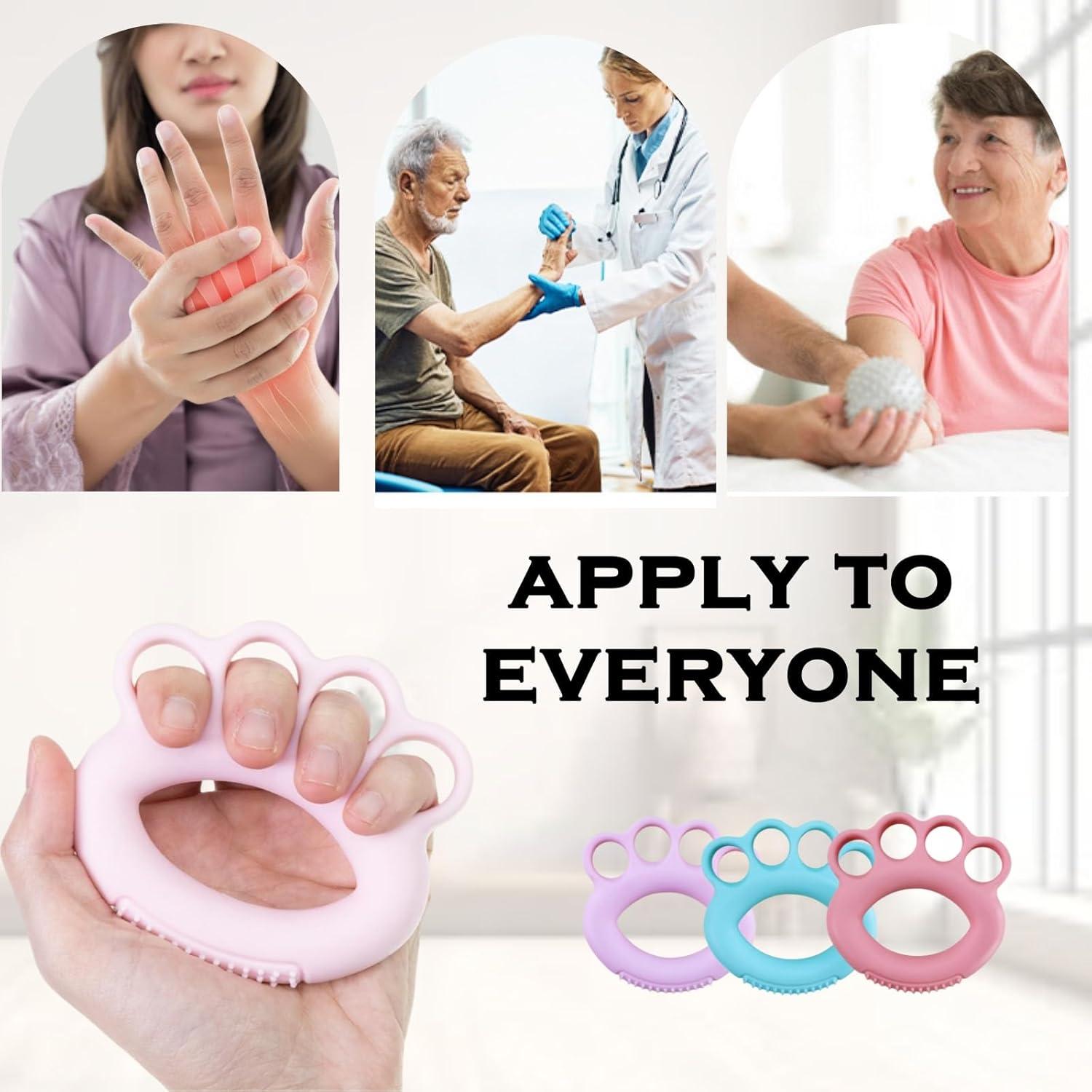 Ejercitador de Dedos DEEYOTA 4 Pcs Rehabilitación Manos