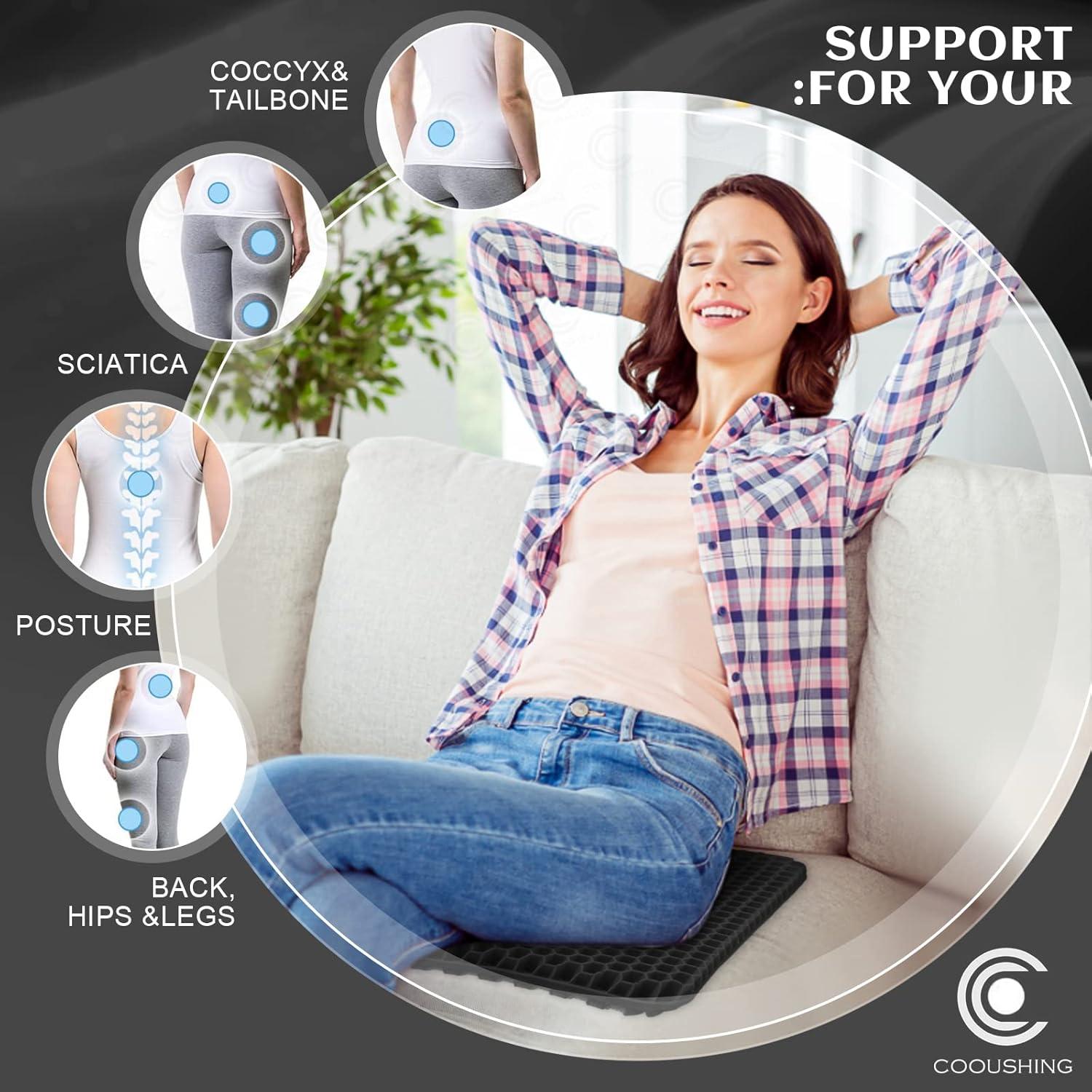 Cojín de Gel Cooushing para Asiento Rectangular 43x36 cm