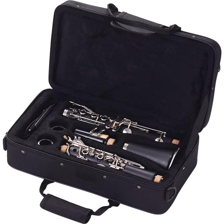 Clarinete Bb 17 llaves MW073 para principiantes con estuche