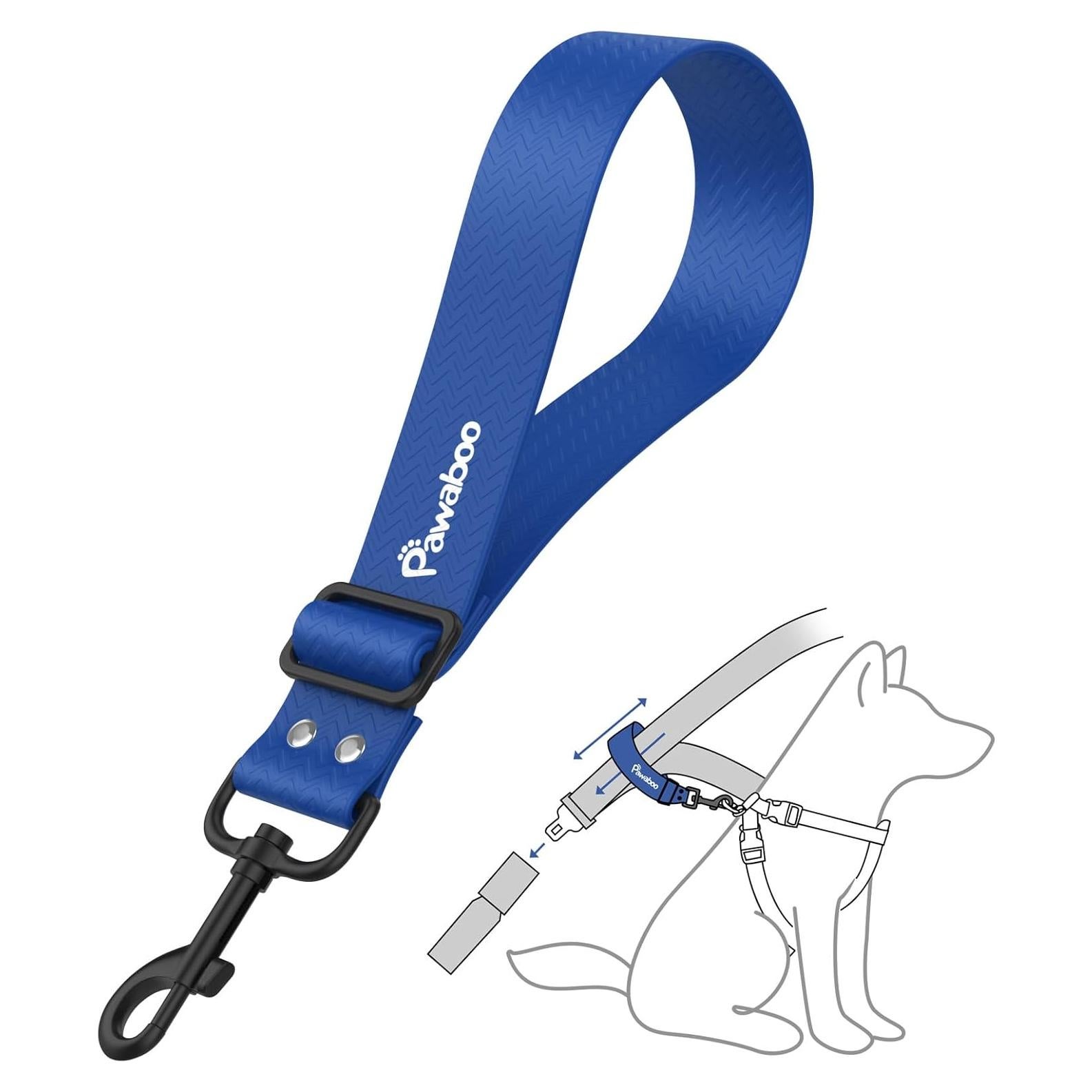 Cinturón de Seguridad para Perros Pawaboo 50.8 cm Azul