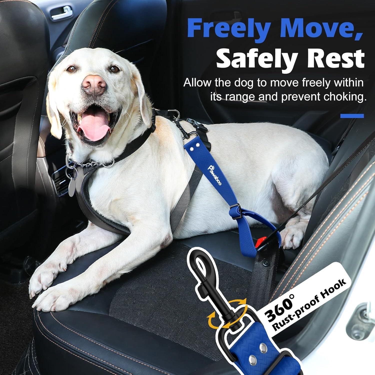 Cinturón de Seguridad para Perros Pawaboo 50.8 cm Azul