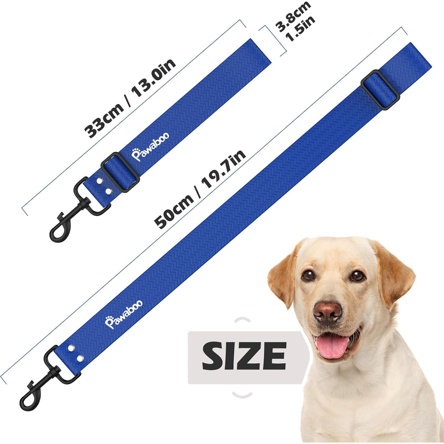Cinturón de Seguridad para Perros Pawaboo 50.8 cm Azul
