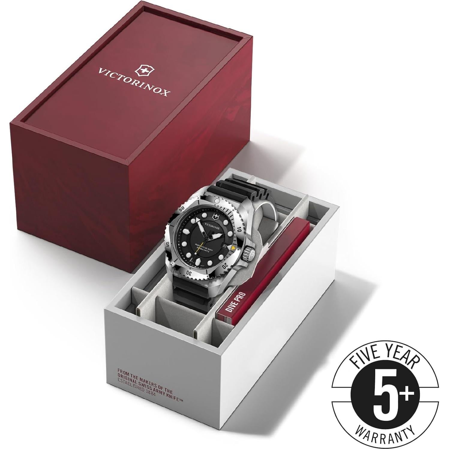 Reloj Victorinox Dive Pro 43mm Acero Inoxidable Negro