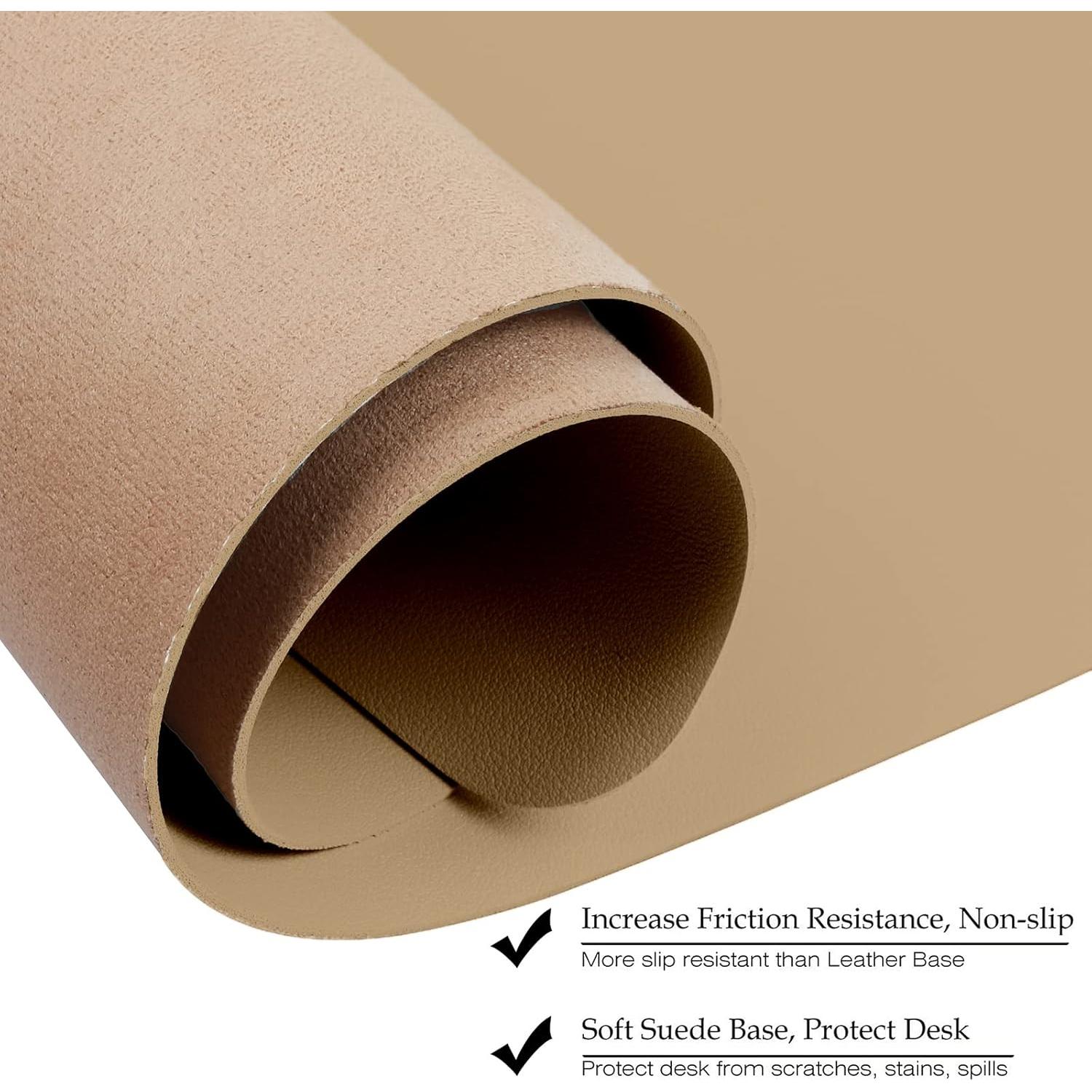 Alfombrilla de Escritorio Antideslizante Boutilon Beige 61x35.5cm