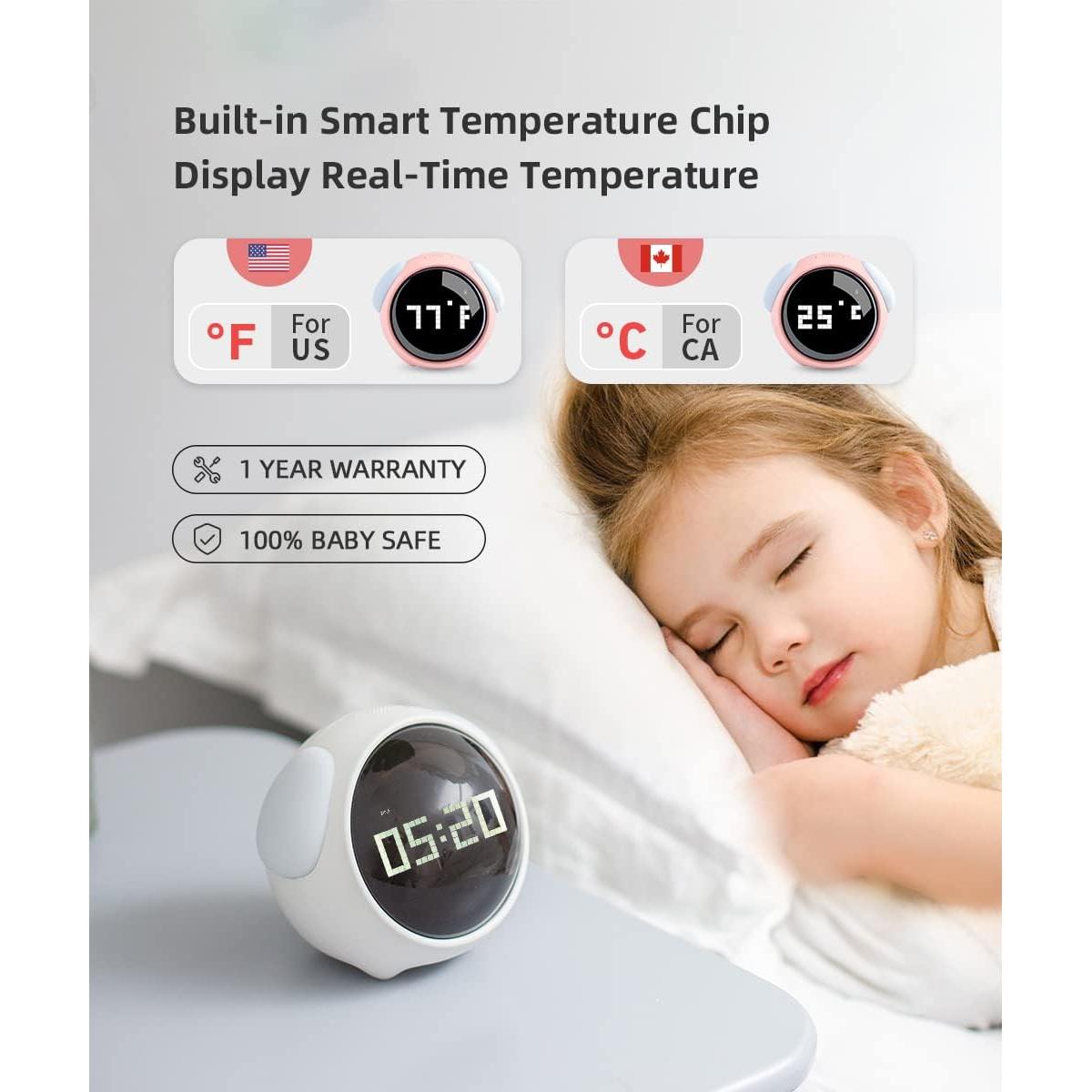 Reloj Despertador MikoDream para Niños con Luz Nocturna