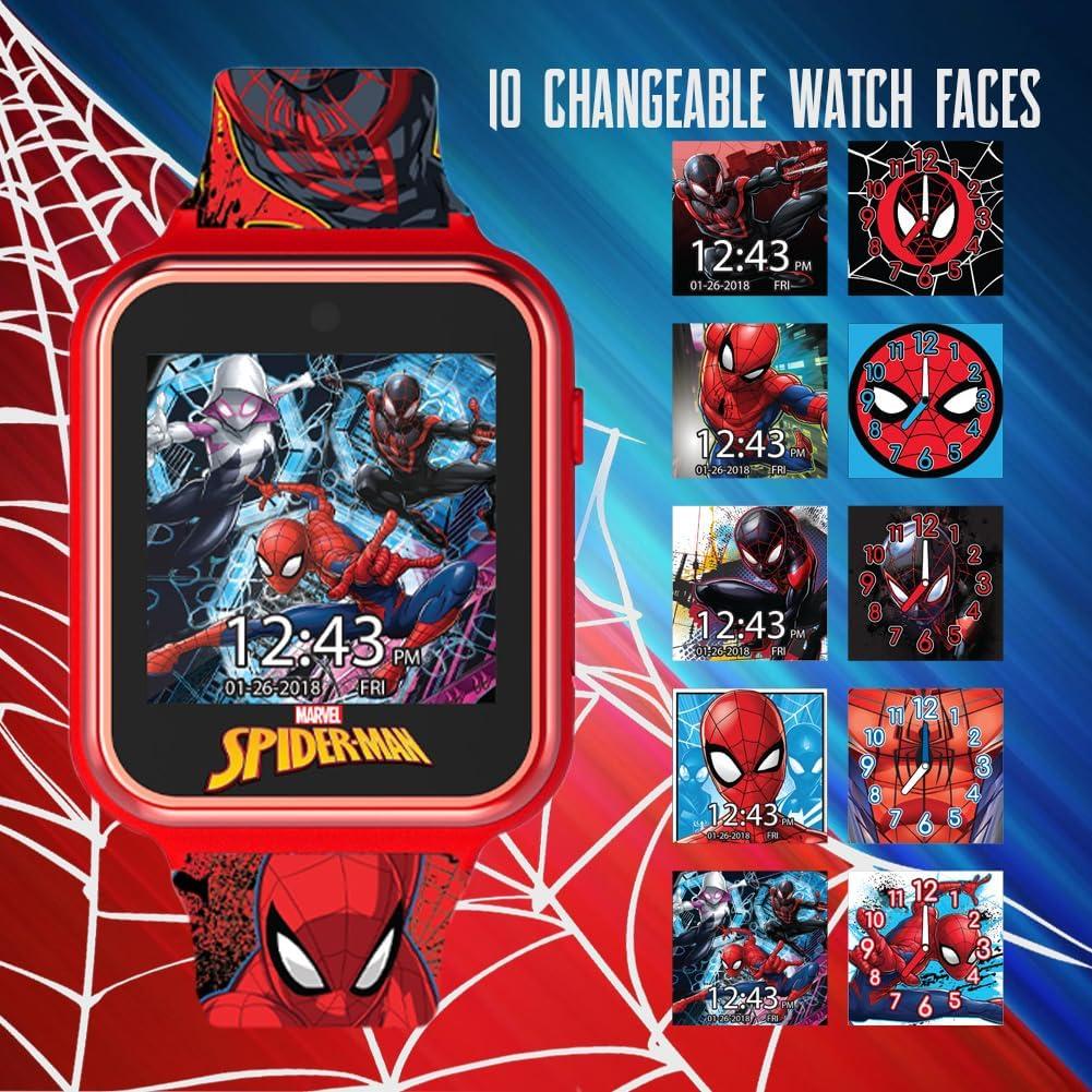 Reloj Inteligente Spider-Man para Niños - Pantalla LED 40mm