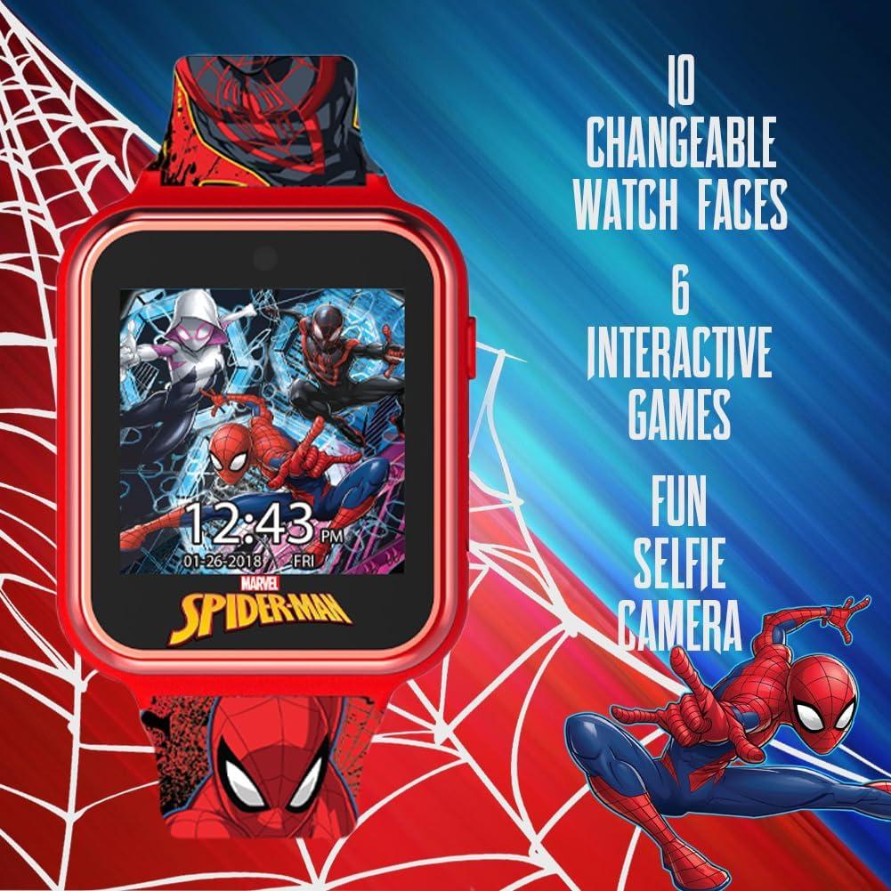 Reloj Inteligente Spider-Man para Niños - Pantalla LED 40mm