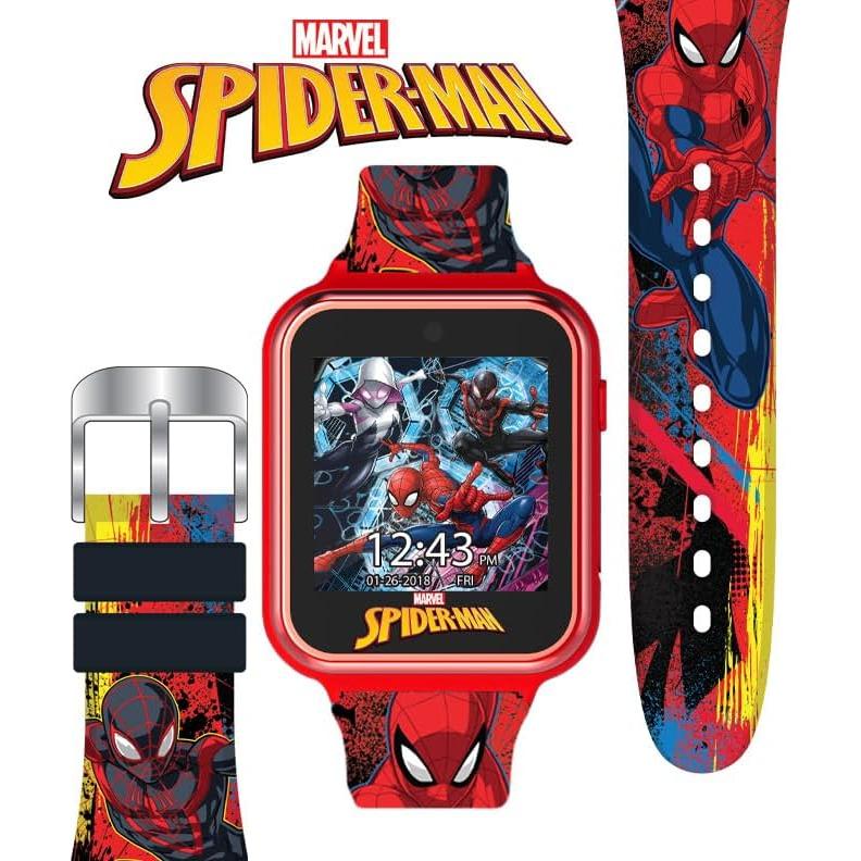 Reloj Inteligente Spider-Man para Niños - Pantalla LED 40mm