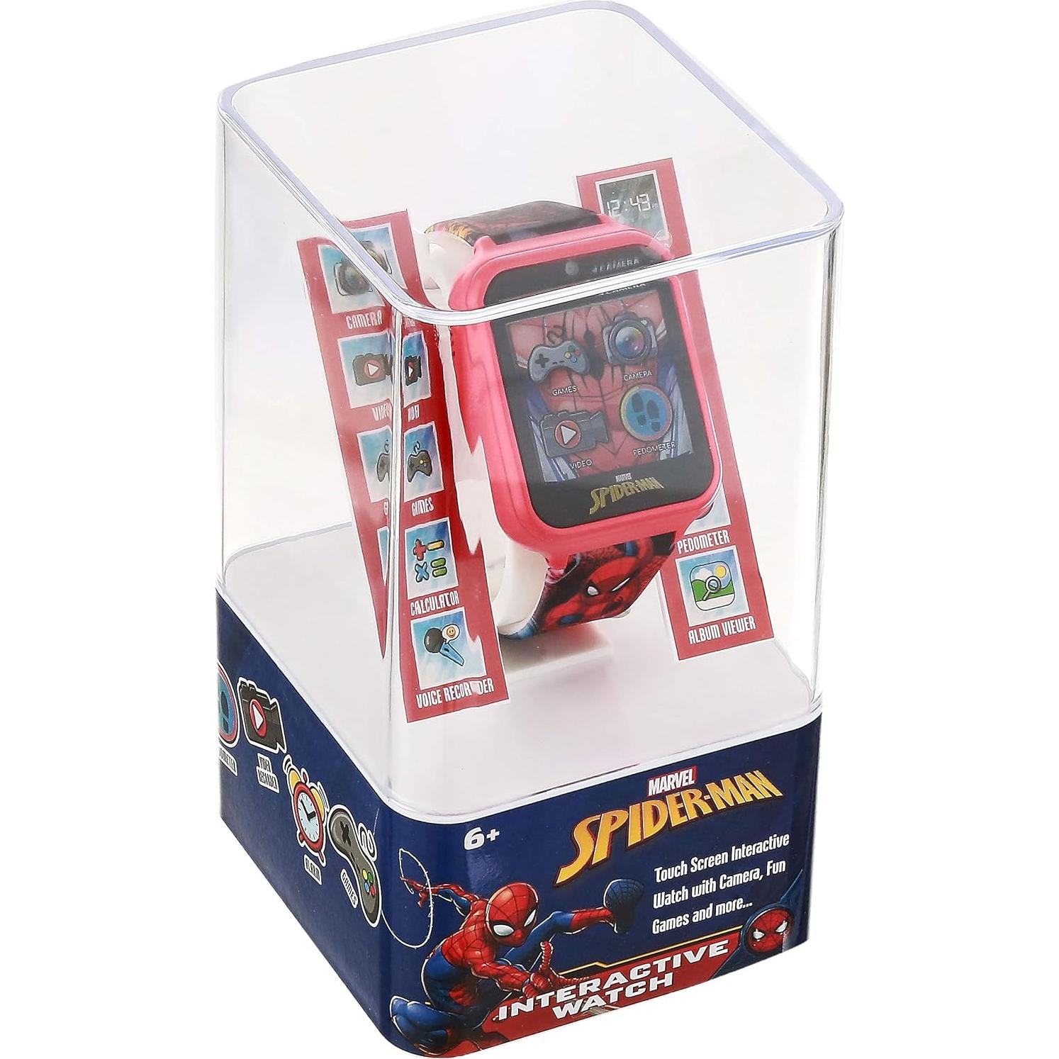 Reloj Inteligente Spider-Man para Niños - Pantalla LED 40mm