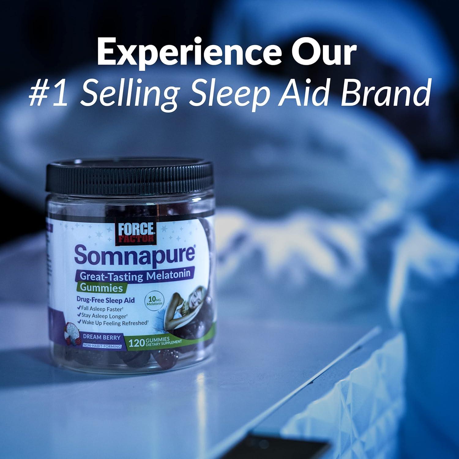 Somnapure Fuerza Clínica Force Factor 30 Tabletas para Dormir