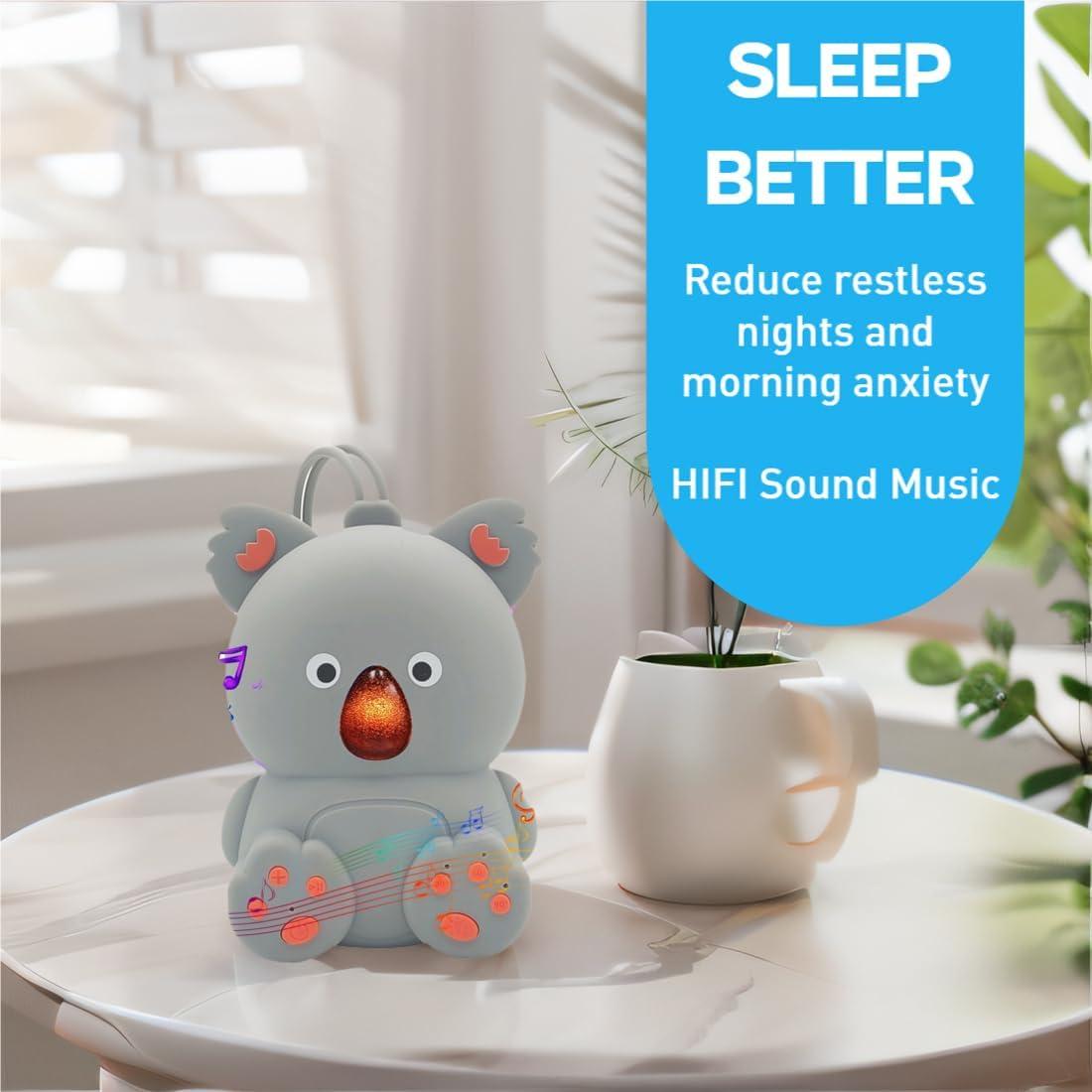 Máquina de Sonido para Bebés JUNFU J923 con Bluetooth y Luz